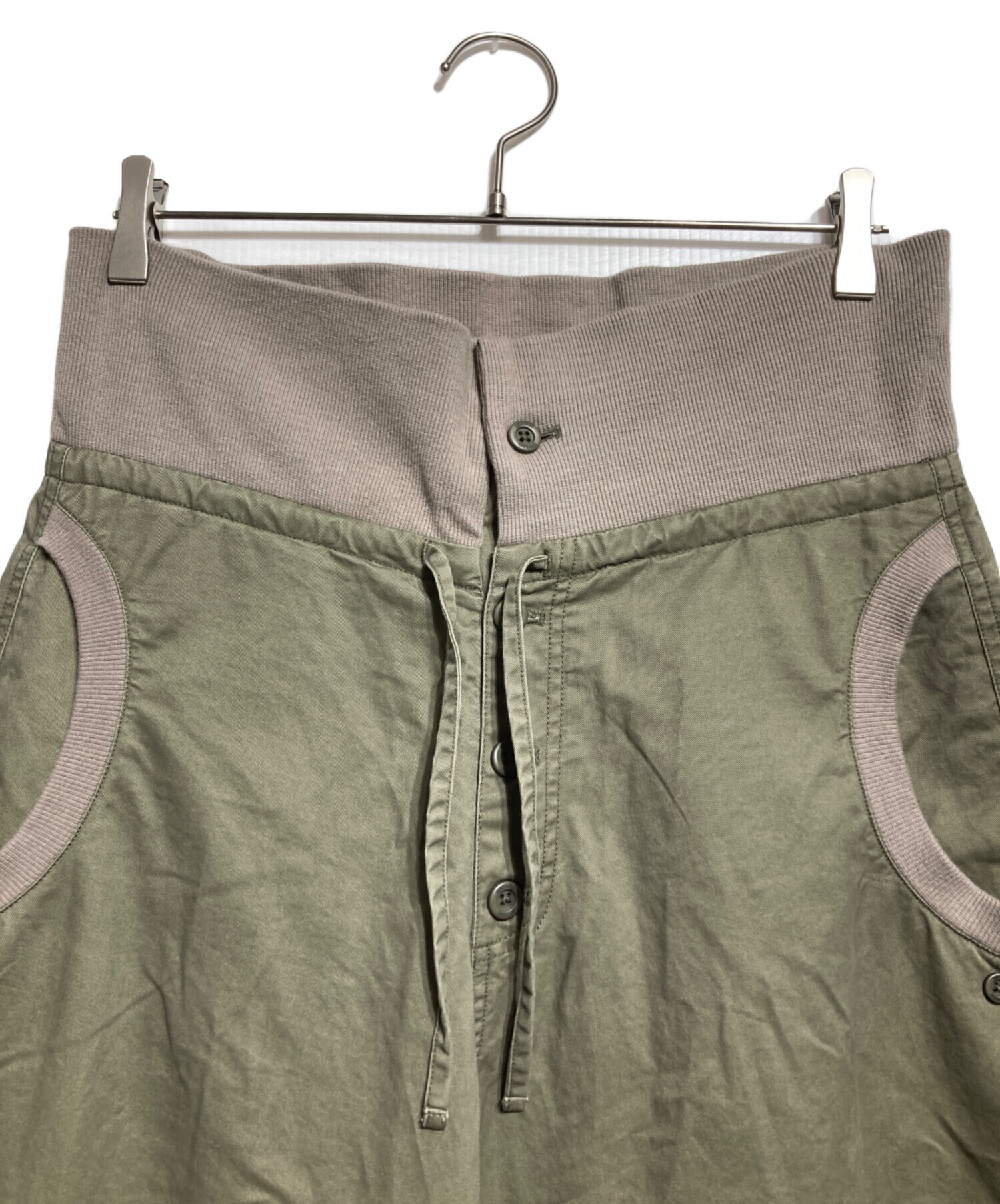 中古・古着通販】COYSEIO (コイセイオ) Flow Fold Pants オリーブ