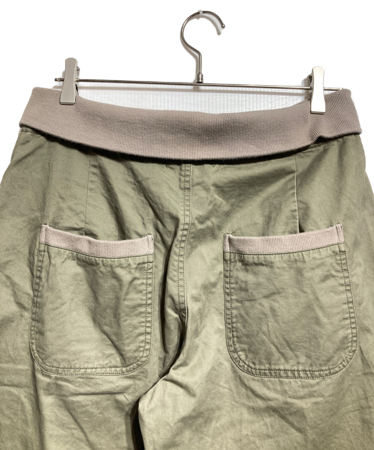 中古・古着通販】COYSEIO (コイセイオ) Flow Fold Pants オリーブ
