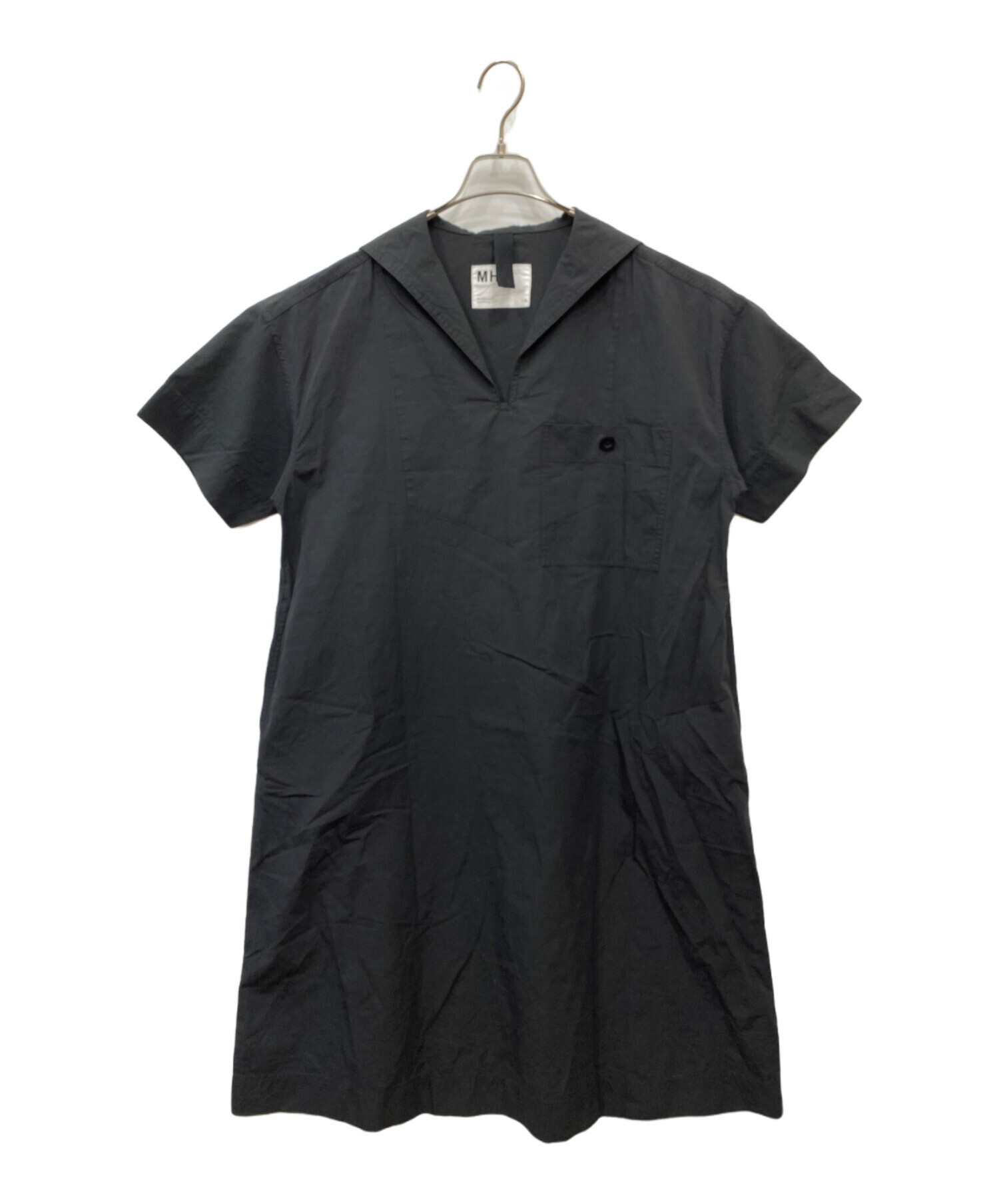 MHL. マーガレットハウエル ダンガリー ワンピース size1 中古・古着通販】MHL (マーガレットハウエル) SANDED COTTON LINEN