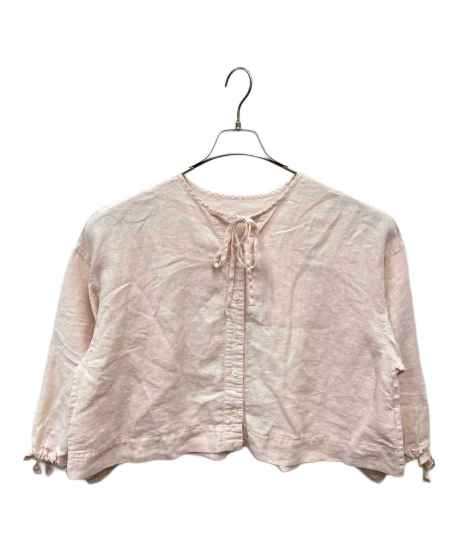 nest Robe 超撥水 ギャザースリーブ ショートシャツ【新品未使用】 中古・古着通販】nest Robe (ネストローブ) 超撥水ギャザースリーブ