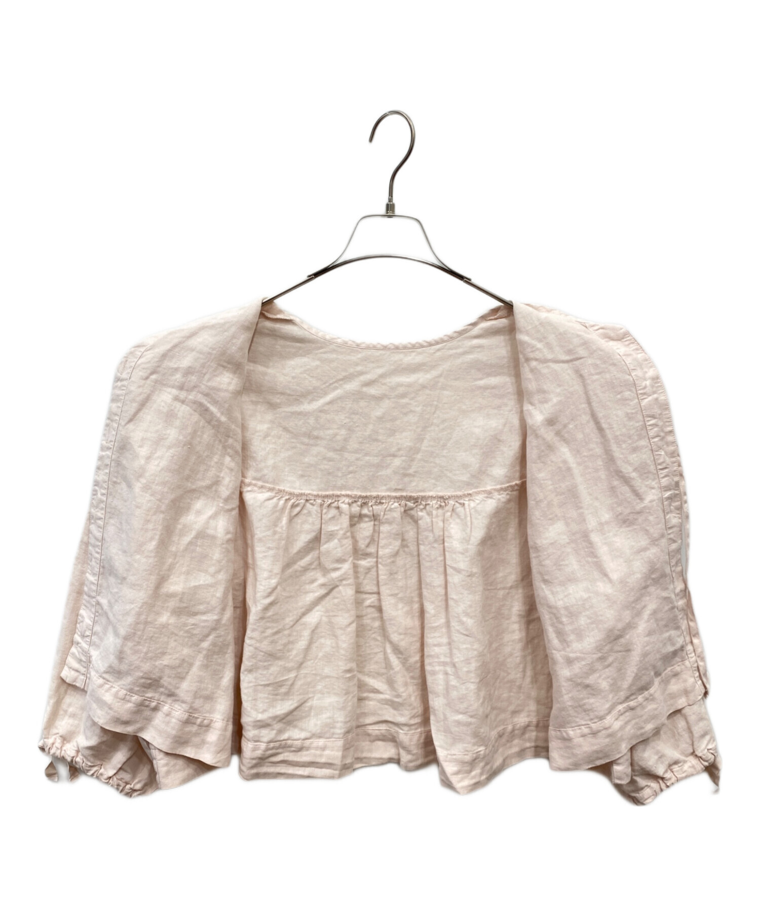 nest Robe 超撥水 ギャザースリーブ ショートシャツ【新品未使用】 中古・古着通販】nest Robe (ネストローブ) 超撥水ギャザースリーブ