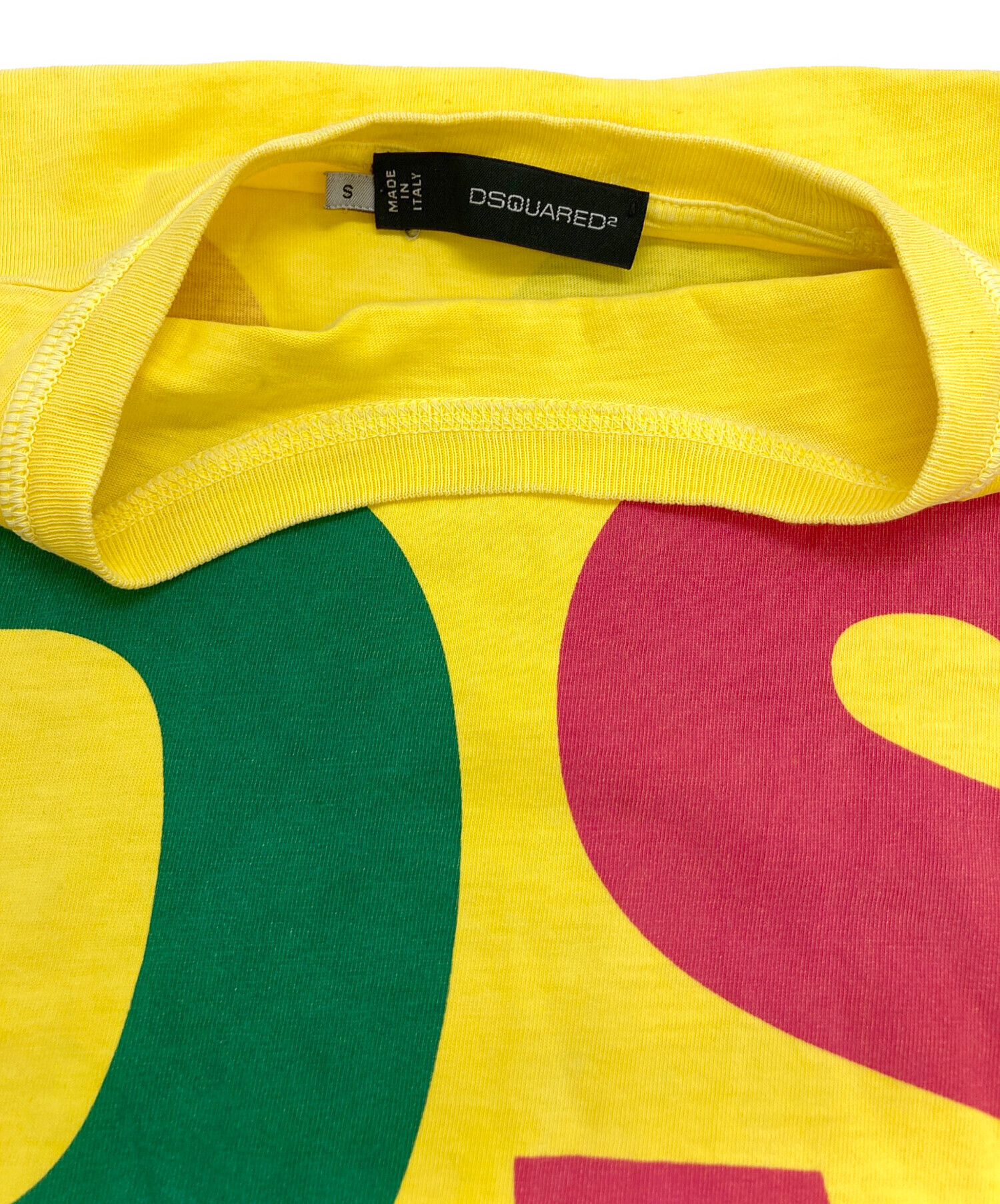 中古・古着通販】DSQUARED2 (ディースクエアード) ビッグロゴTシャツ