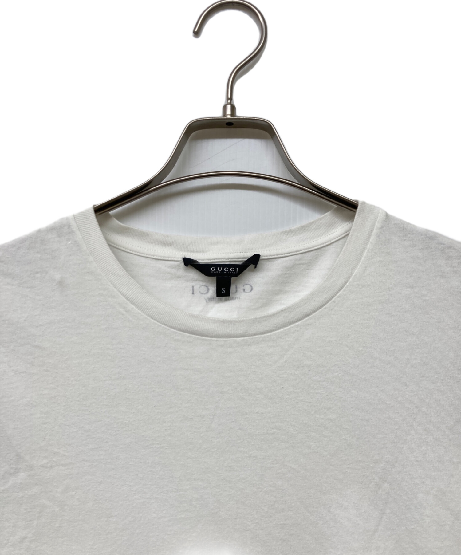 新品タグ付　XLサイズ　現行モデル　グッチ　Tシャツ　シャリーライン　白色 中古・古着通販】GUCCI (グッチ) シェリーラインTシャツ ホワイト