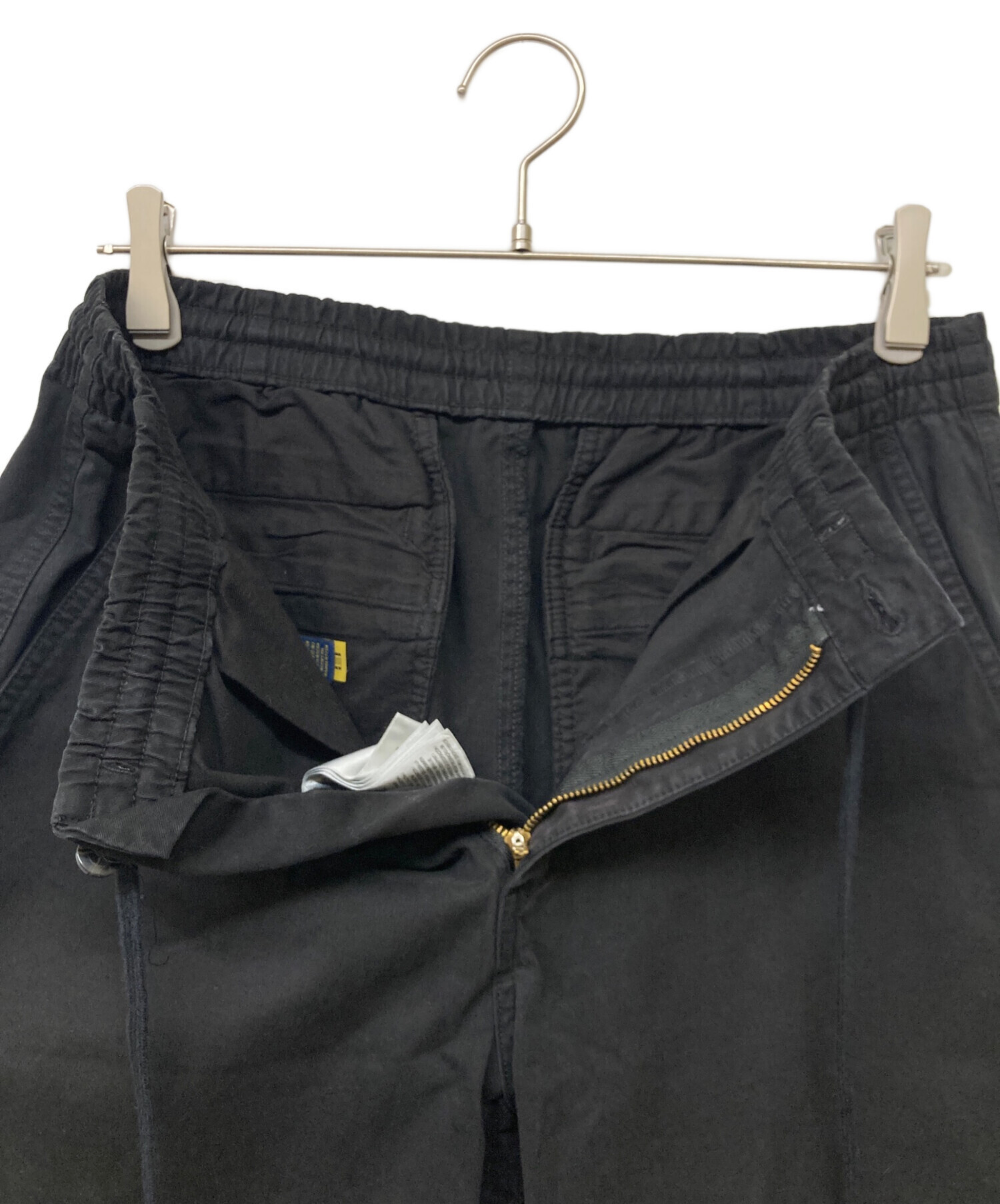 POLO GOLF ポロゴルフ ナイロンパンツ イージーパンツ 黒 L テック系 中古・古着通販】POLO RALPH LAUREN (ポロ・ラルフローレン) イージー