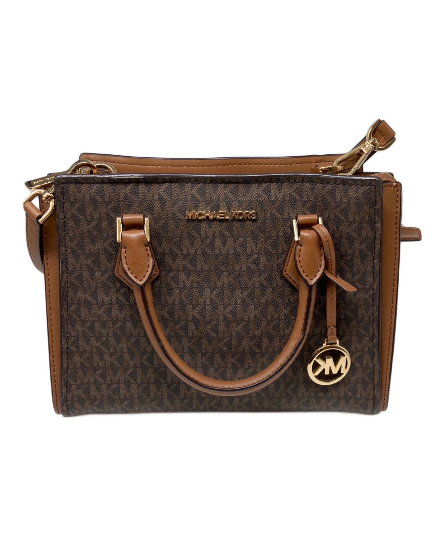 中古・古着通販】MICHAEL KORS (マイケルコース) 2WAYバッグ ブラウン 