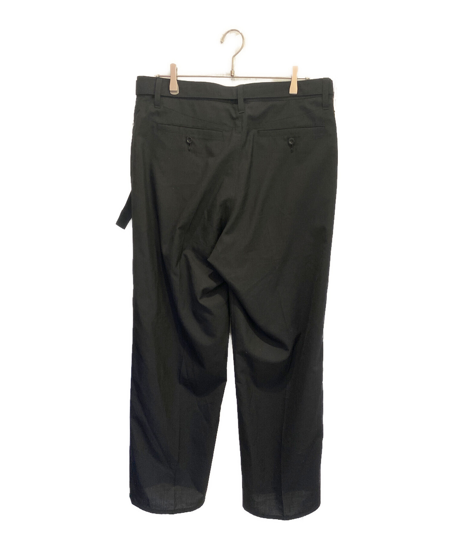 中古・古着通販】sacai (サカイ) Suiting Pants ブラック サイズ:4