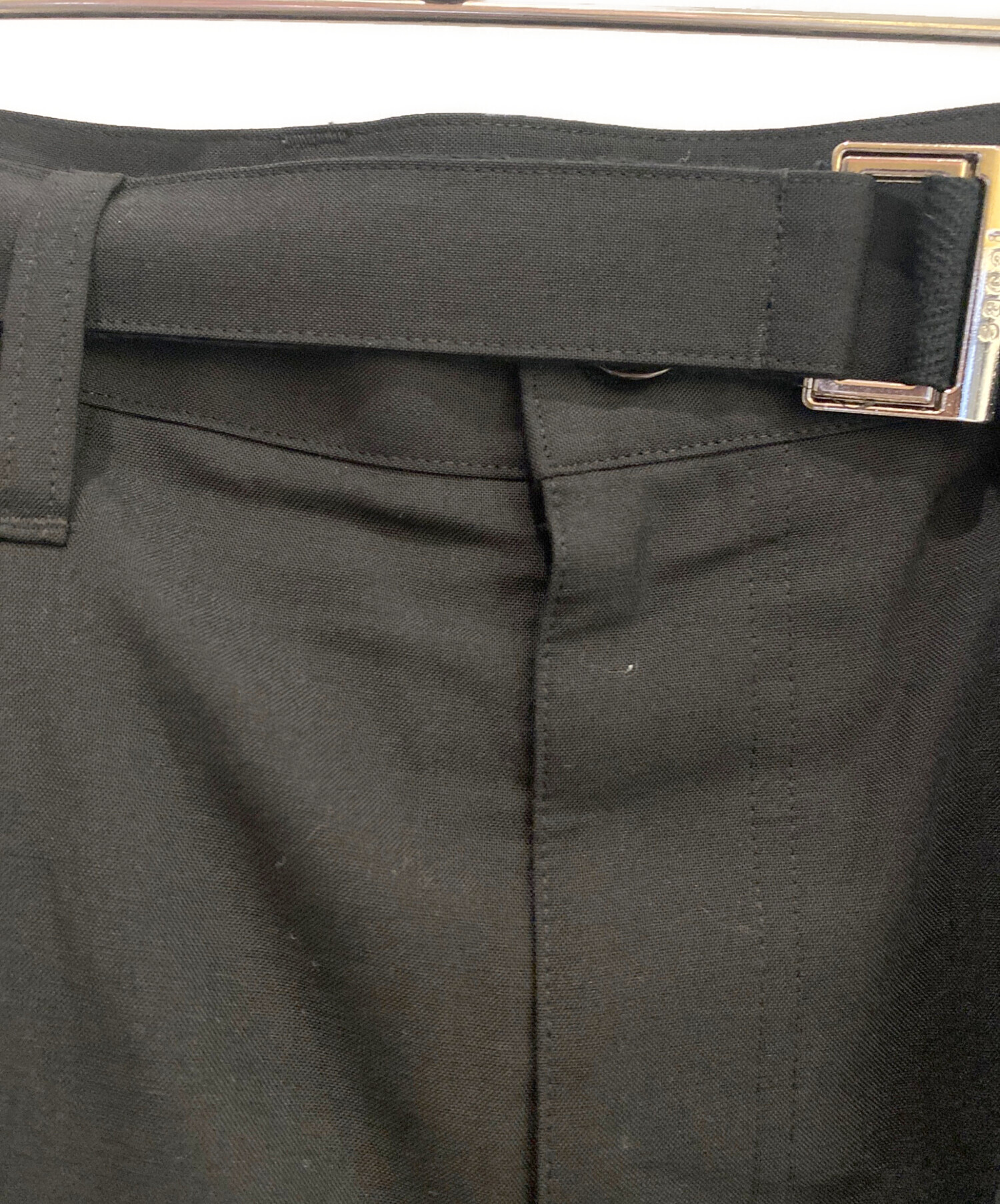 中古・古着通販】sacai (サカイ) Suiting Pants ブラック サイズ:4