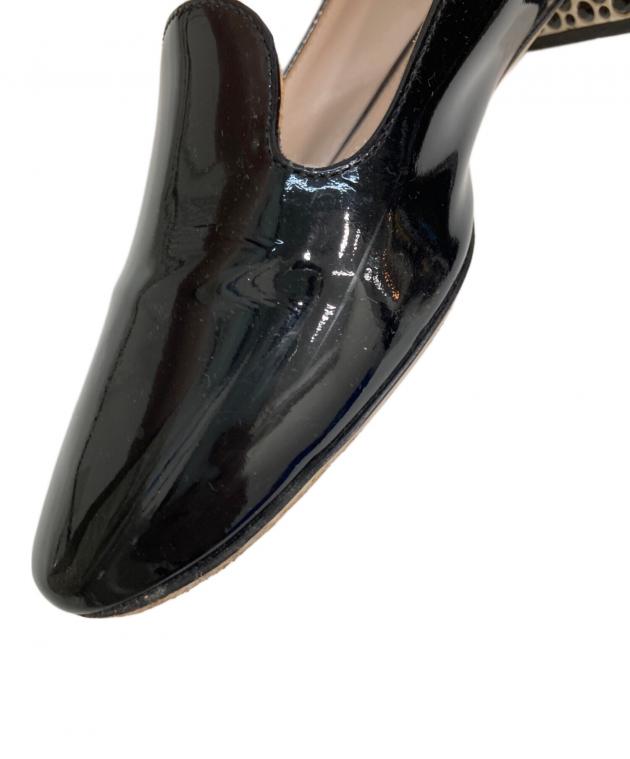 中古・古着通販】MIU MIU (ミュウミュウ) ヒールビジューエナメル