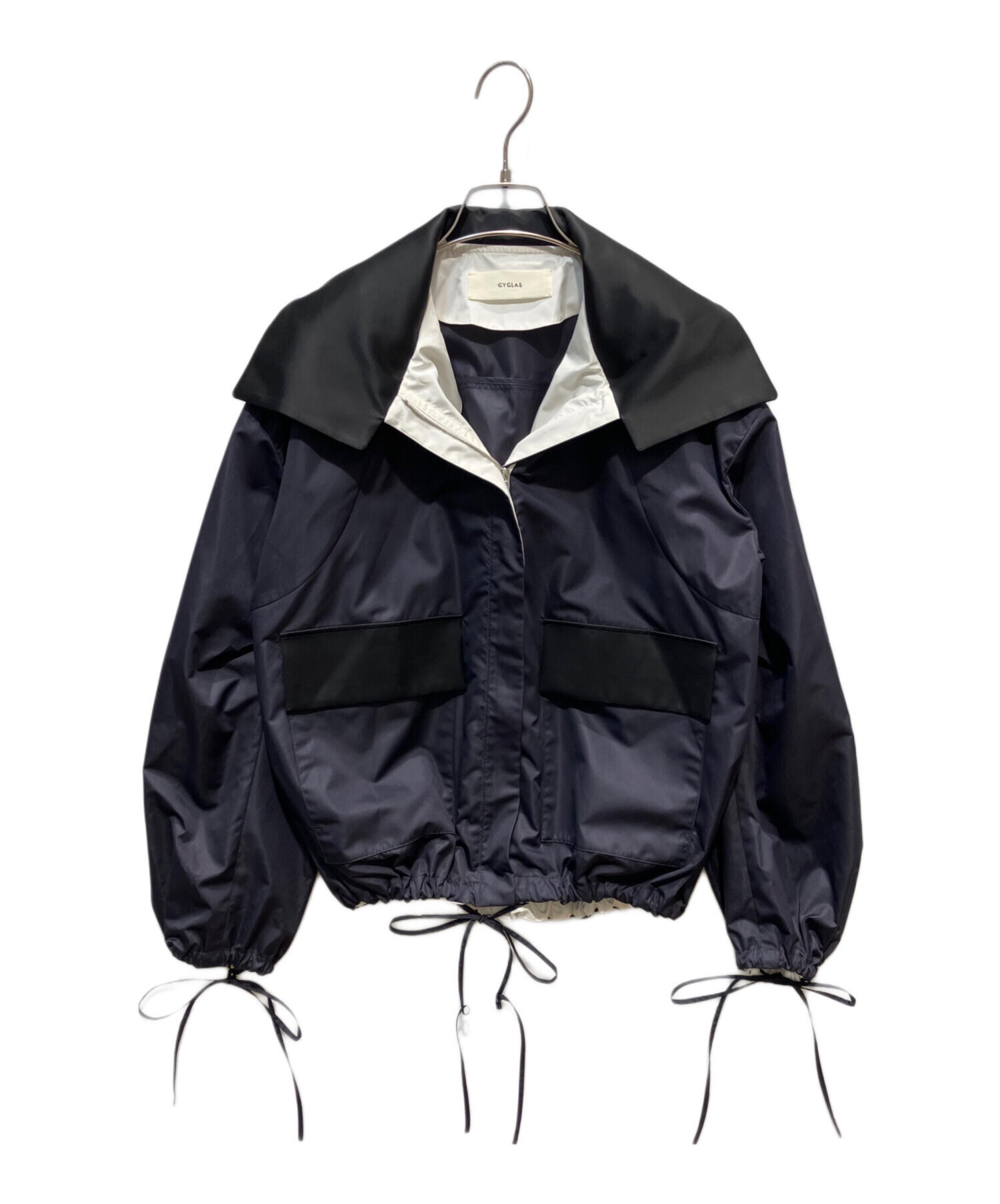 中古・古着通販】CYCLAS (シクラス) バイカラーブルゾン ネイビー
