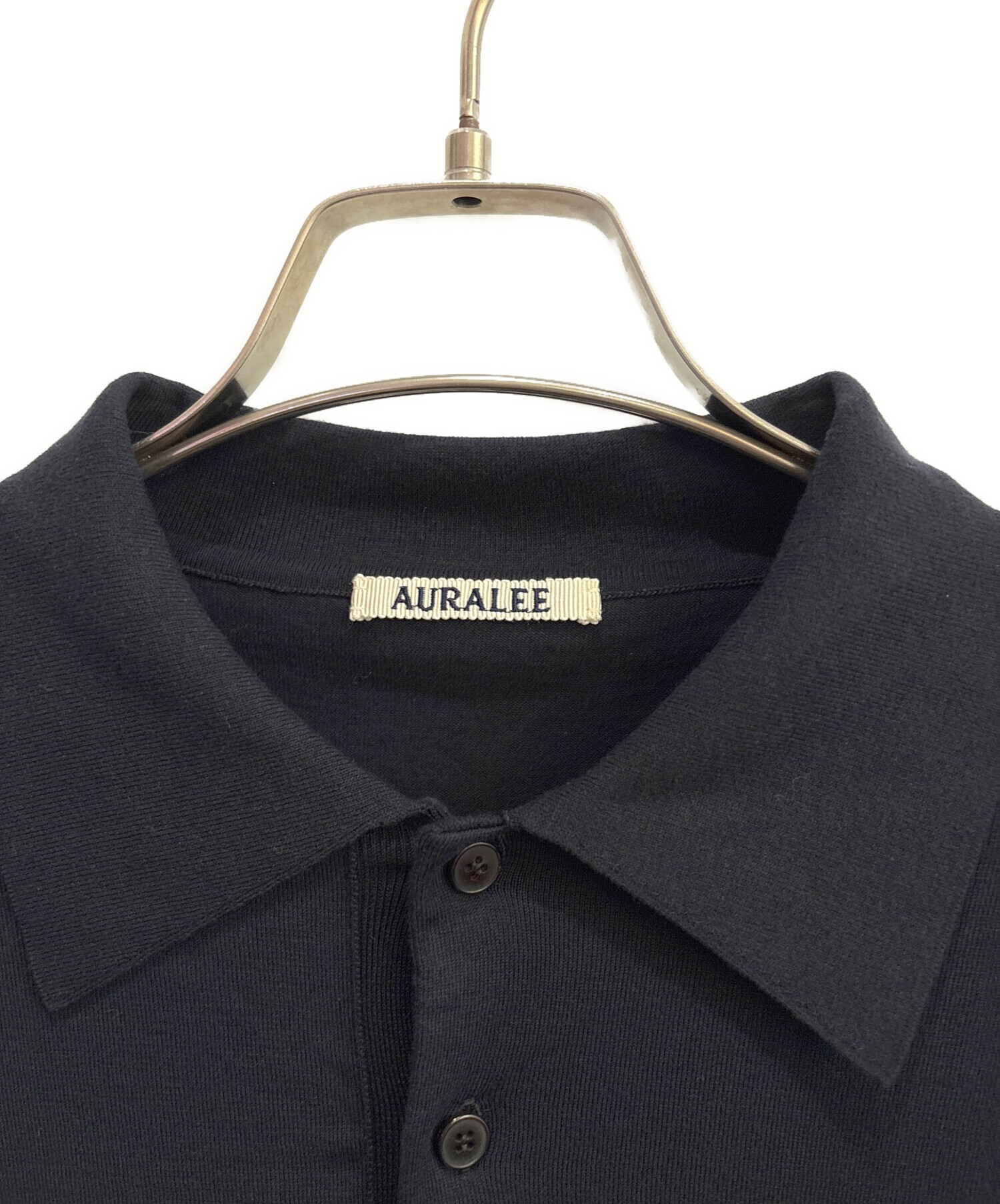 中古・古着通販】AURALEE (オーラリー) GIZA HIGH GAUGE KNIT POLO