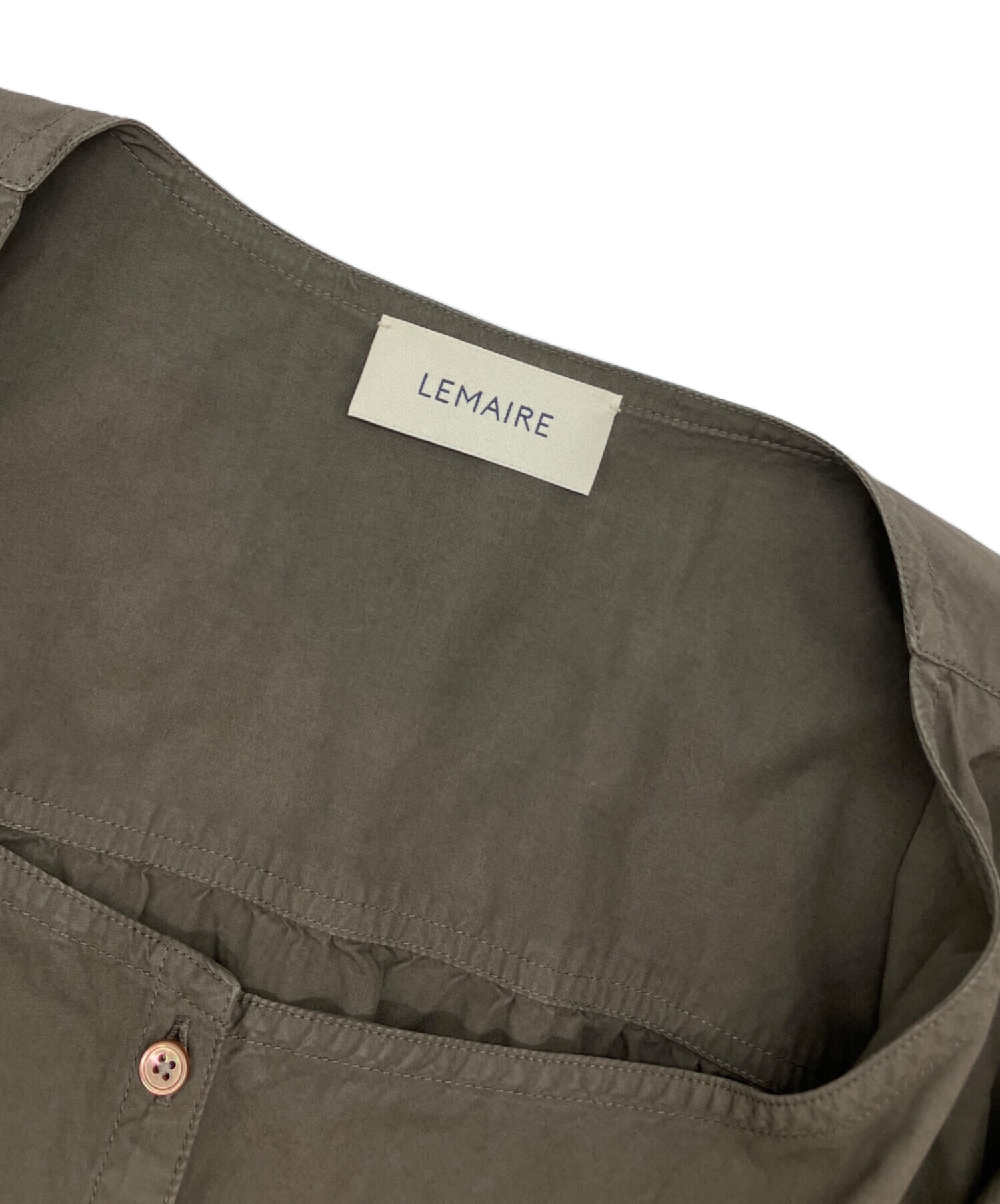 中古・古着通販】LEMAIRE (ルメール) TWISTED SHIRT カーキ サイズ:38