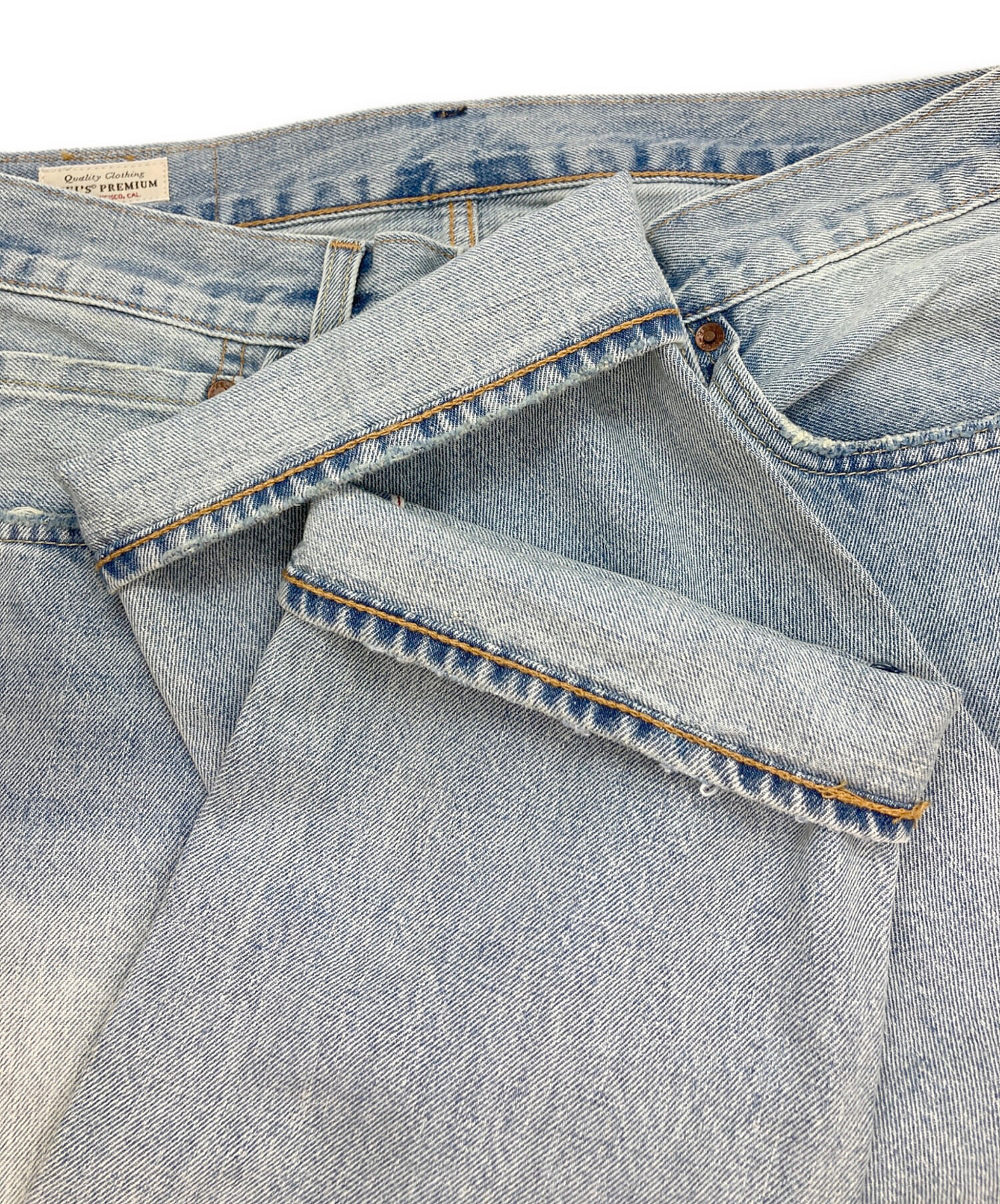 中古・古着通販】LEVI'S (リーバイス) 501デニムパンツ スカイブルー