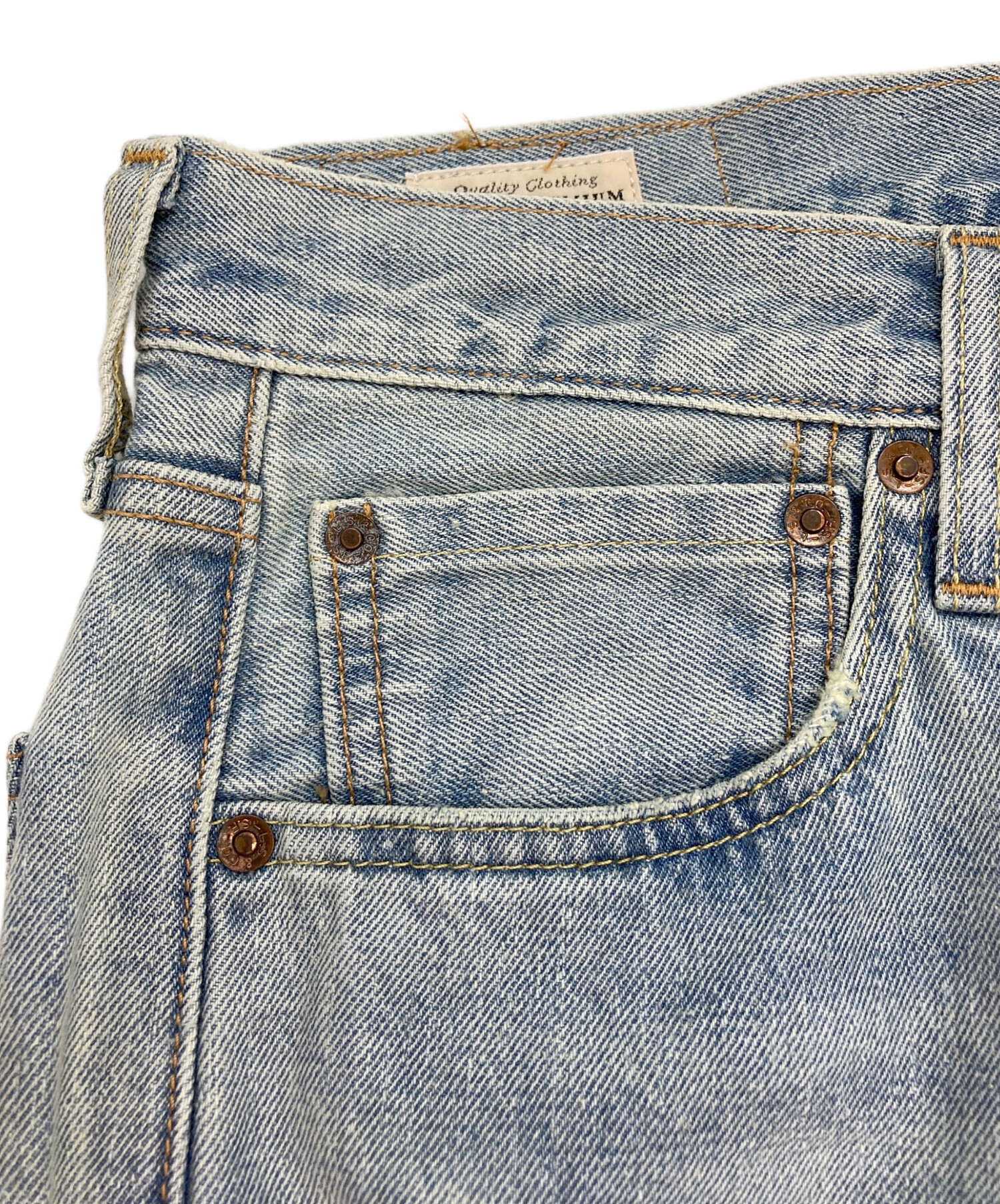 中古・古着通販】LEVI'S (リーバイス) 501デニムパンツ スカイブルー
