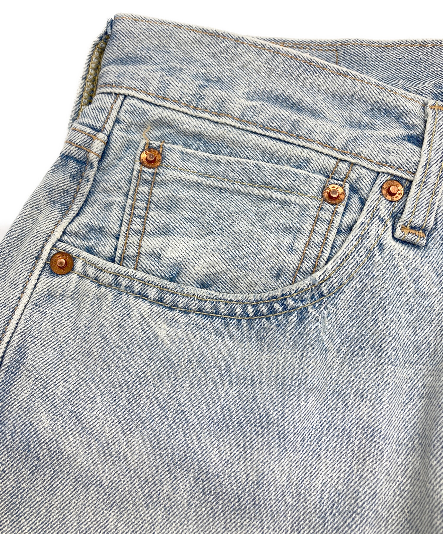 中古・古着通販】LEVI'S (リーバイス) 501デニムパンツ スカイブルー