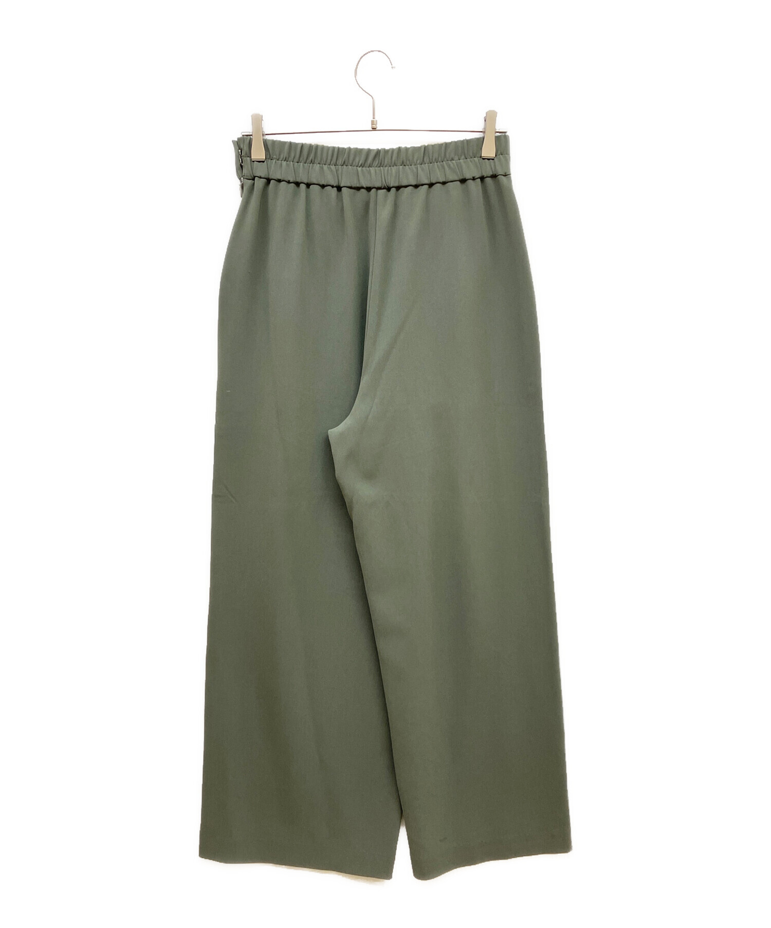 SOÉJU ミントグリーン タックパンツ 中古・古着通販】SOEJU (ソージュ) タックワイドパンツ グリーン