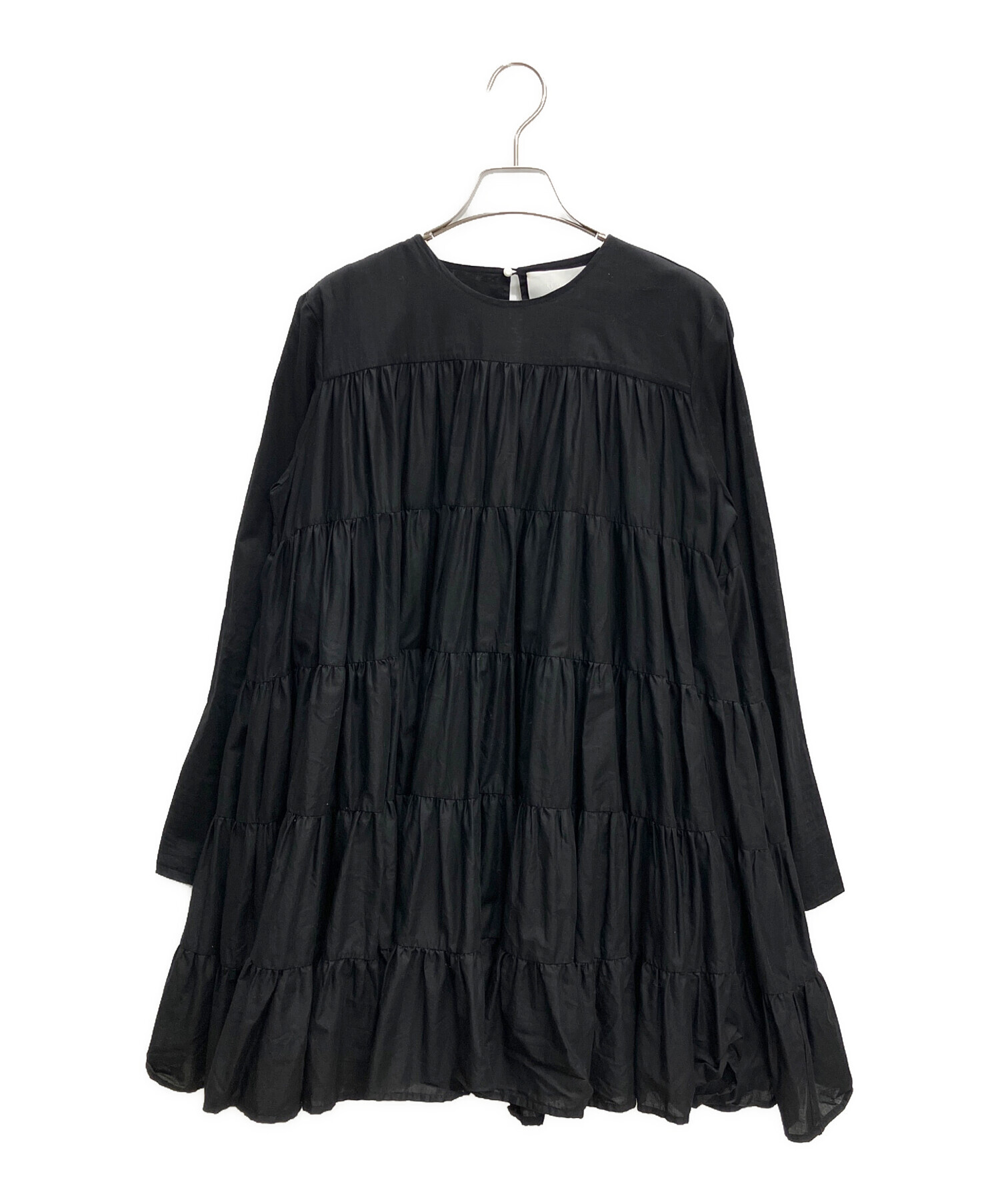 中古・古着通販】merlette (マーレット) SOLIMAN DRESS ブラック