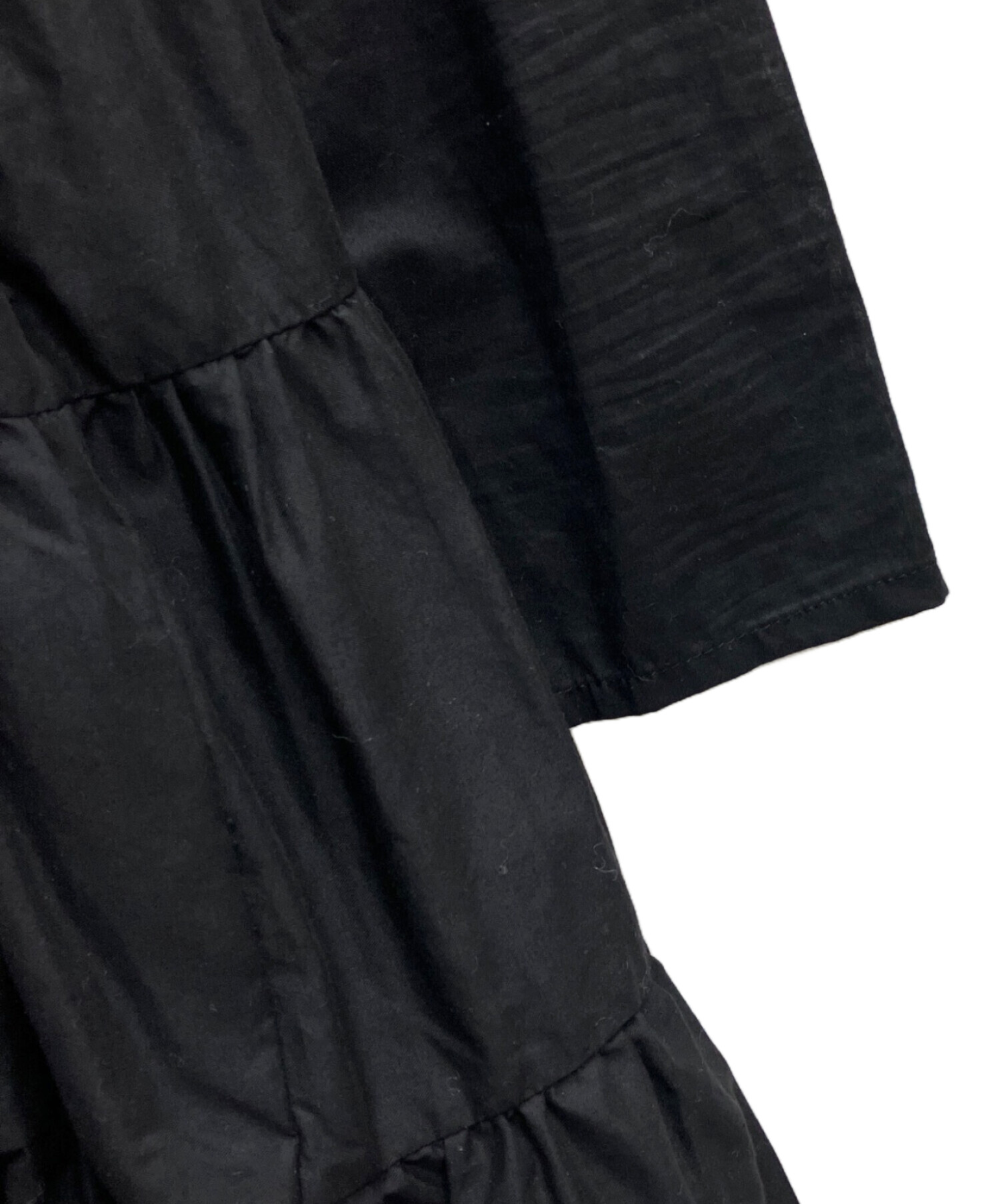 中古・古着通販】merlette (マーレット) SOLIMAN DRESS ブラック