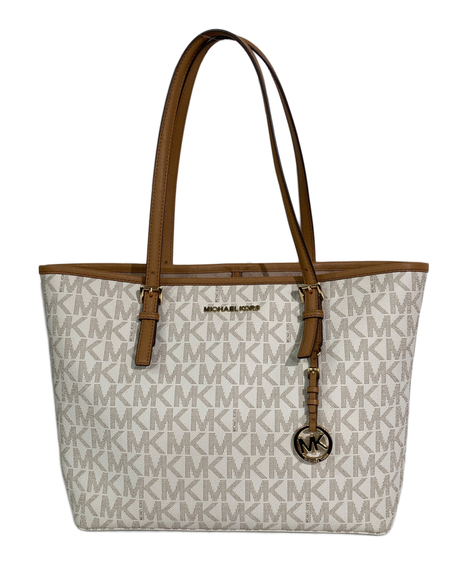 MICHAEL KORS ホワイト　バック　新品・未使用 中古・古着通販】MICHAEL KORS (マイケルコース) トートバッグ
