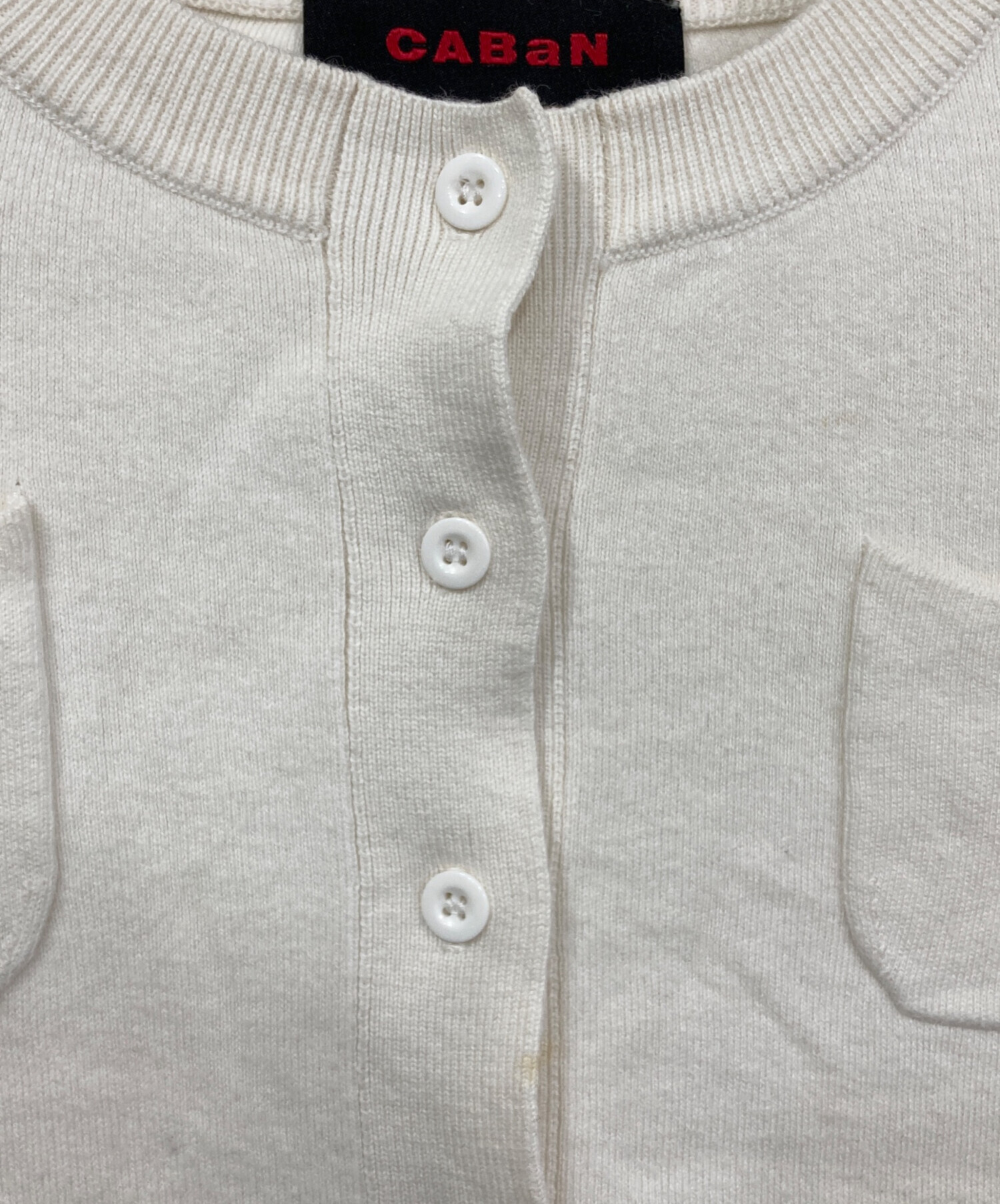 中古・古着通販】CABaN (キャバン) コットンカシミヤ クルーネック