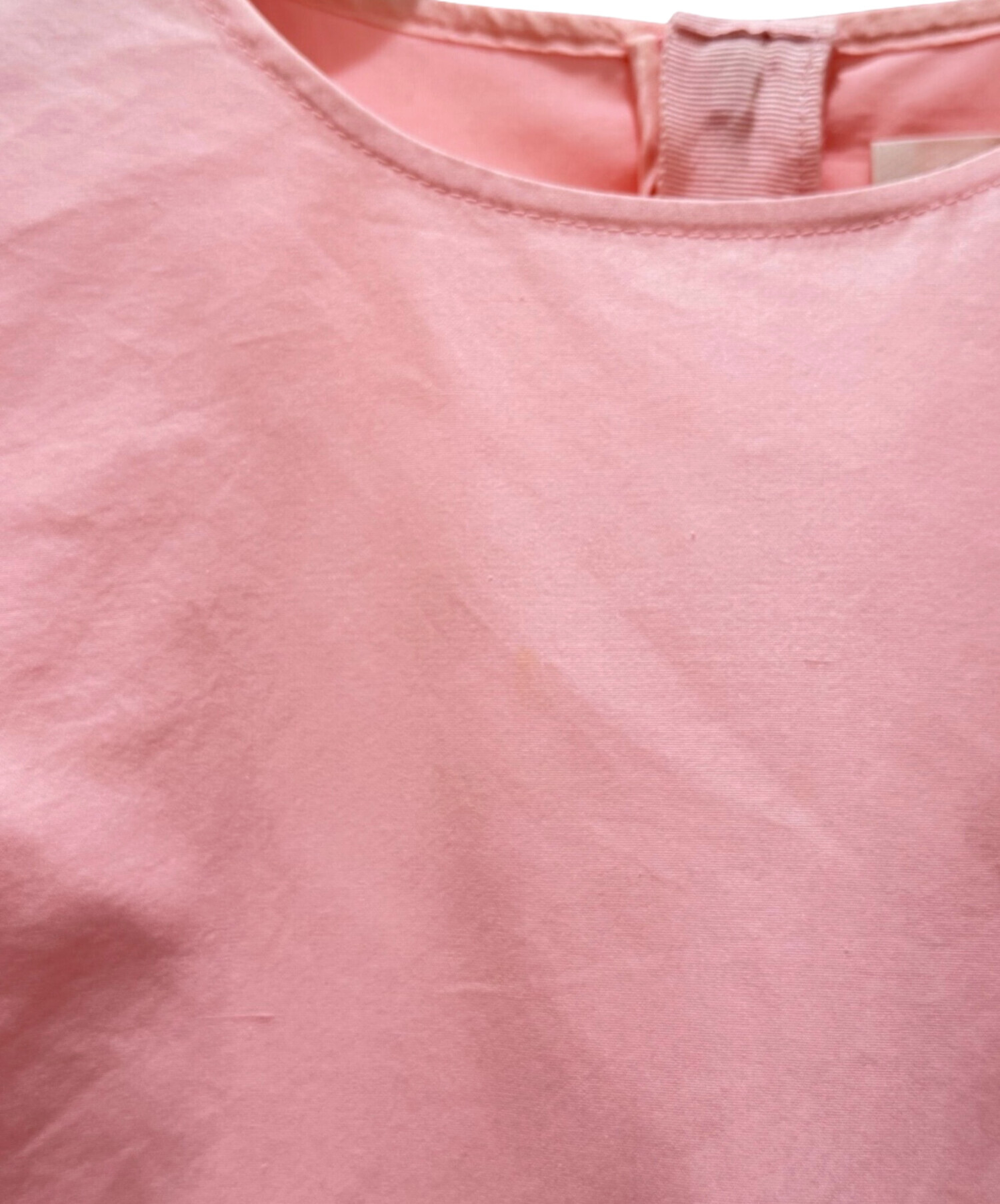 中古・古着通販】BLAMINK (ブラミンク) ノーカラーシルク混ブラウス