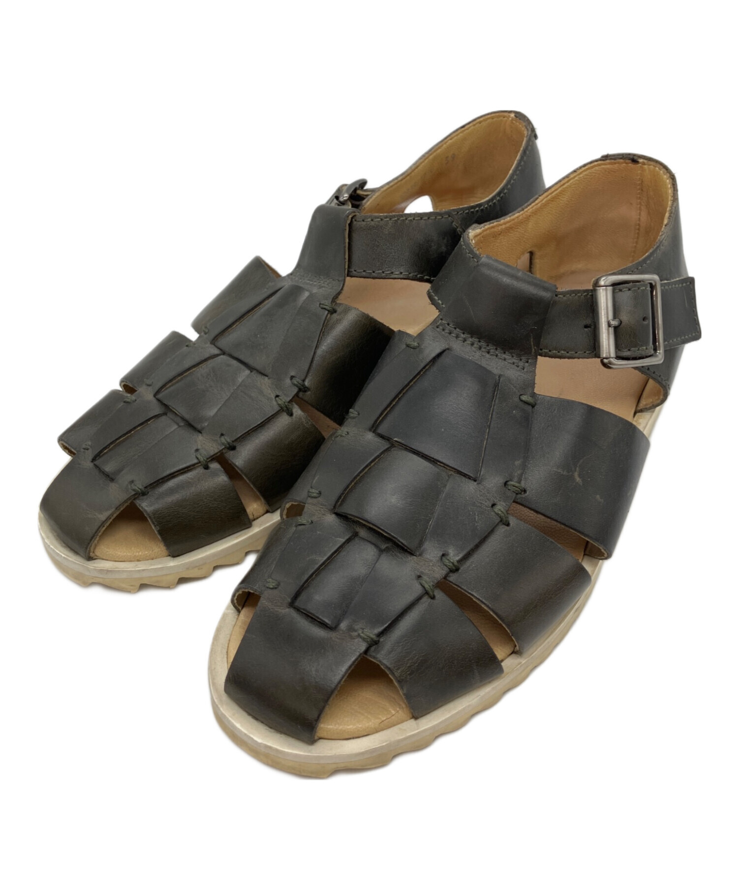 【中古美品】Paraboots PACIFIC (39) 中古・古着通販】PARABOOT (パラブーツ) PACIFIC グルカサンダル