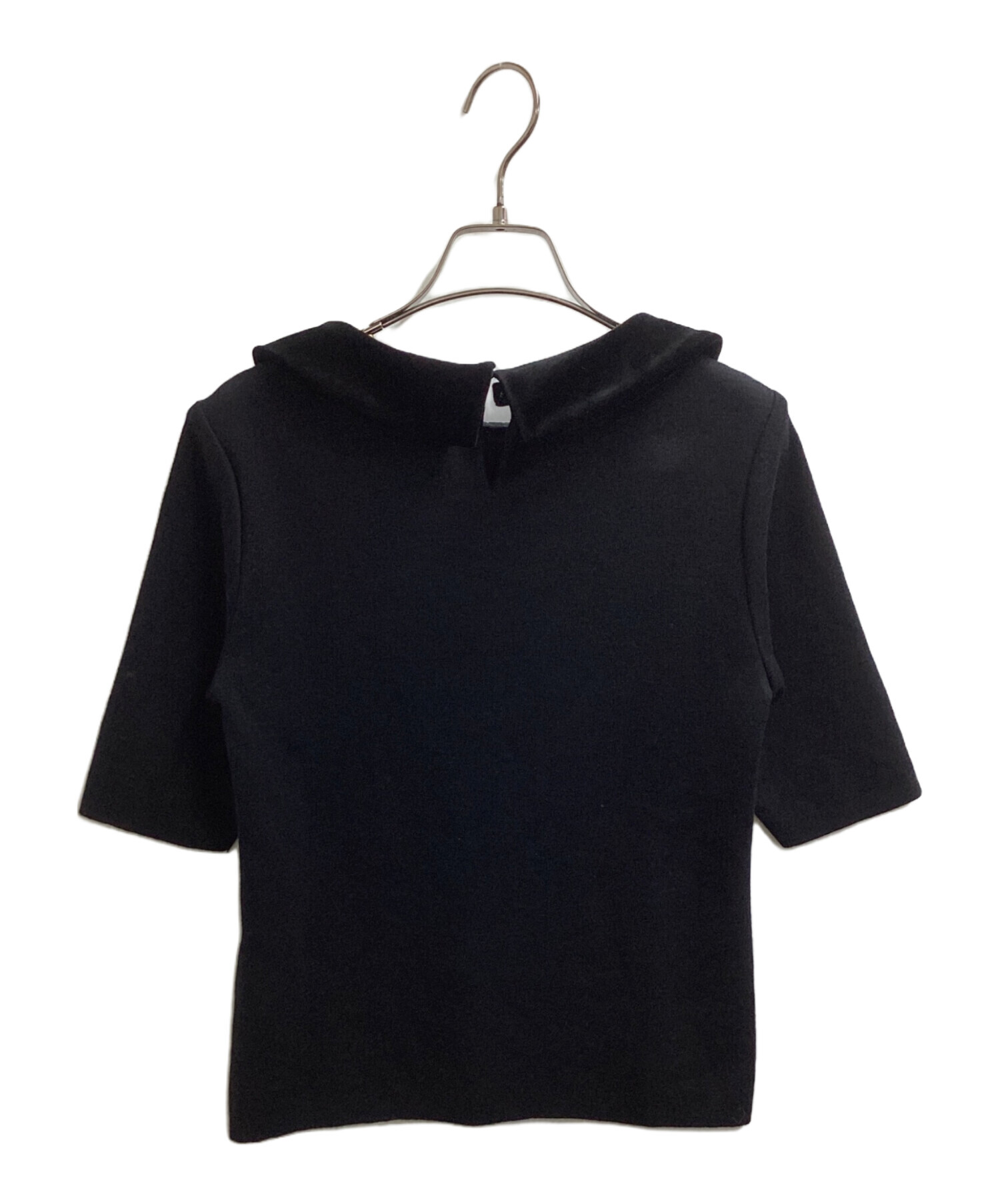 中古・古着通販】FOXEY (フォクシー) 2WAYベロア襟ニット 