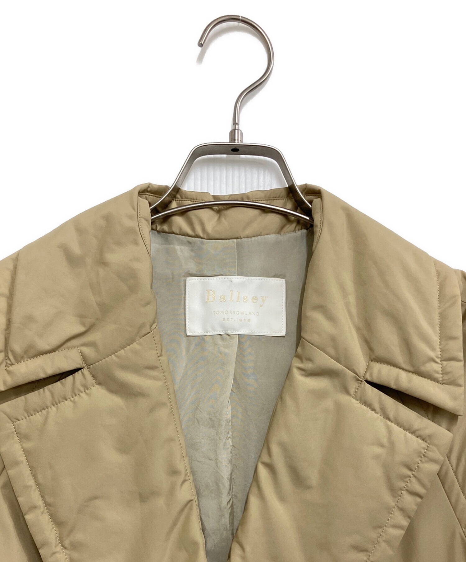 【未使用に近い】Ballsey パデットタフタ 36〈定価37,400円〉 中古・古着通販】BALLSEY (ボールジィ) パデットタフタ コート
