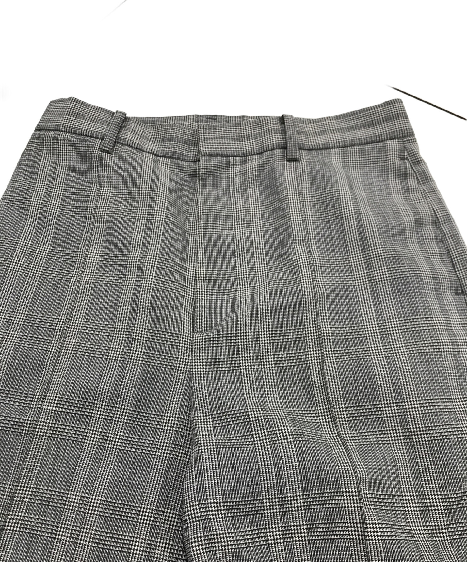 中古・古着通販】AURALEE (オーラリー) グレンチェックパンツ グレー