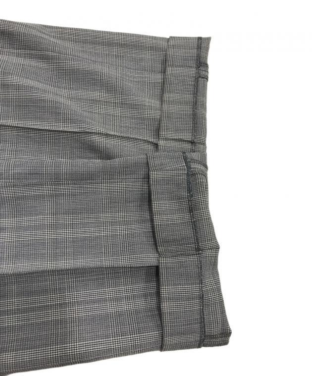 中古・古着通販】AURALEE (オーラリー) グレンチェックパンツ グレー