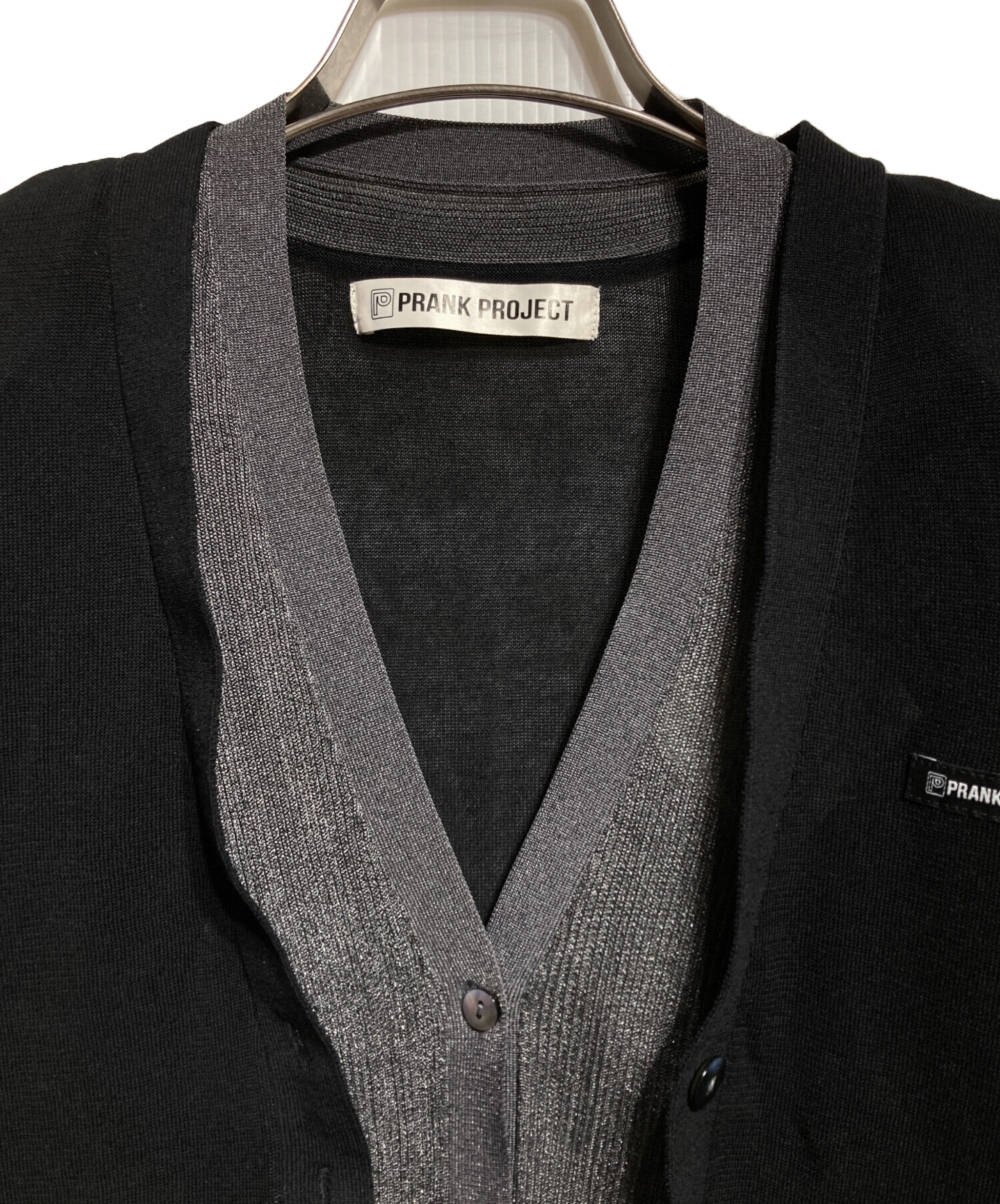 トップス PRANK PROJECT cardigan 中古・古着通販】PRANK PROJECT (プランクプロジェクト) Double Front