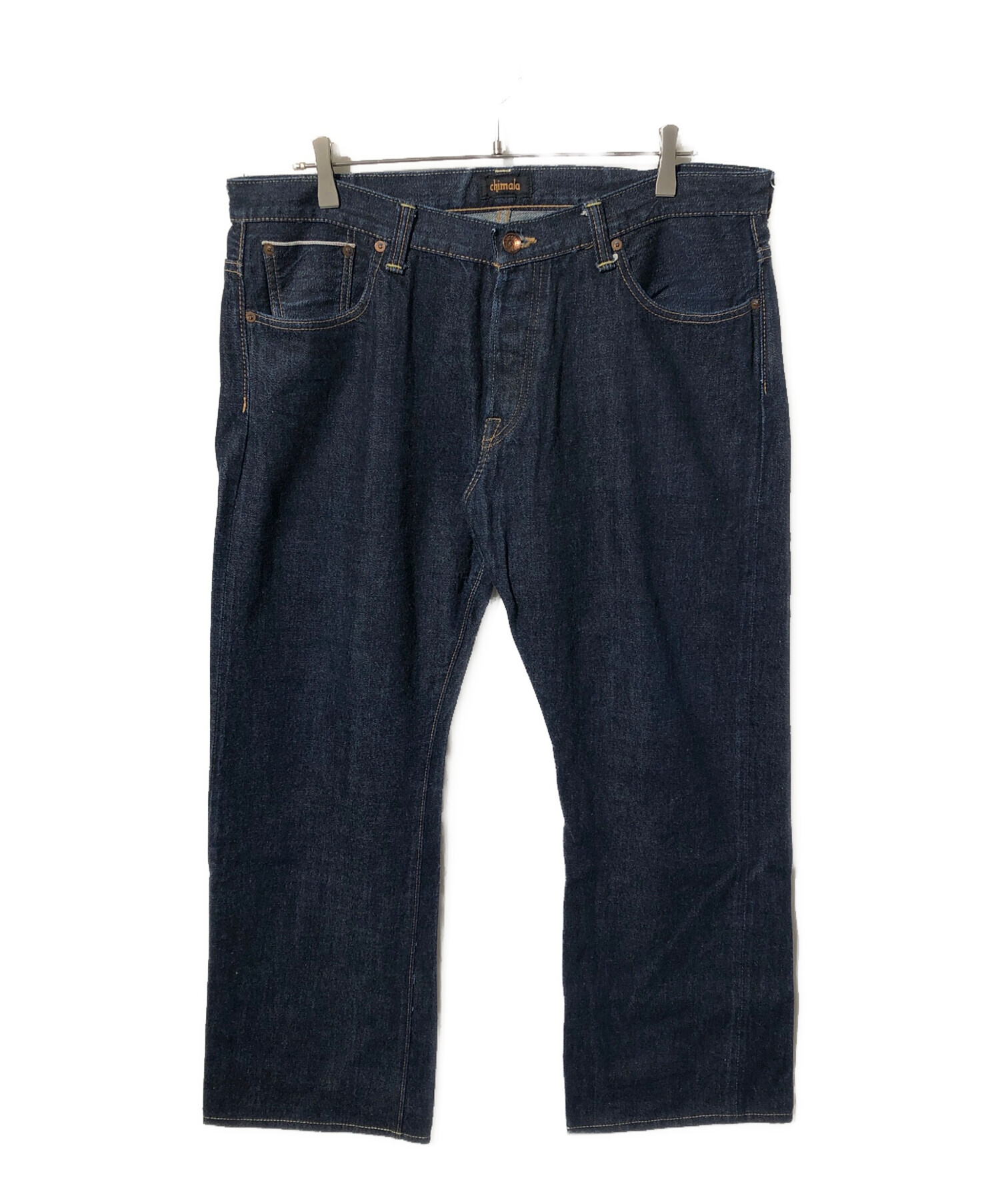 中古・古着通販】chimala (チマラ) シンチバッグデニムパンツ 