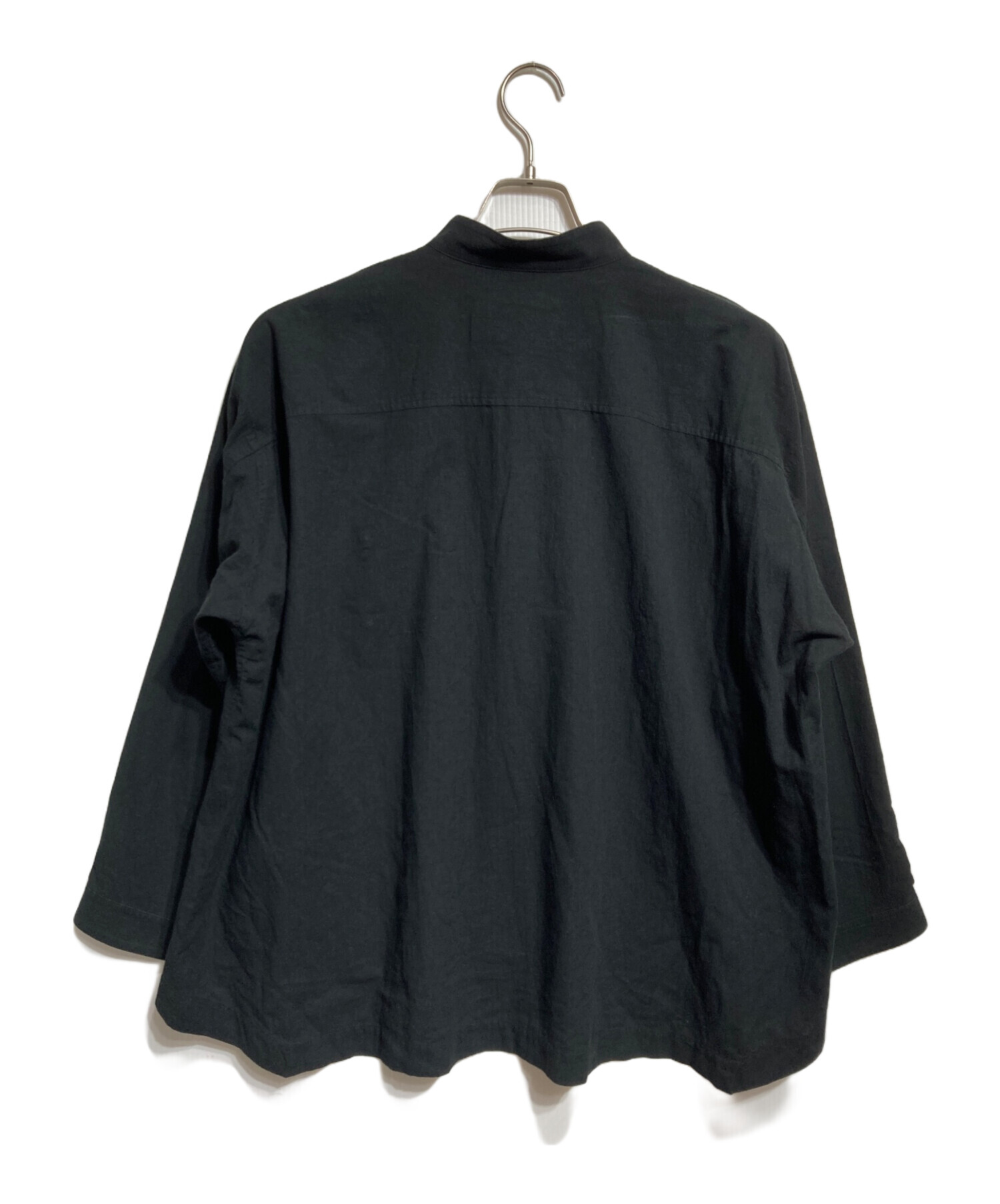 中古・古着通販】ISSEY MIYAKE (イッセイミヤケ) バンドカラーシャツ