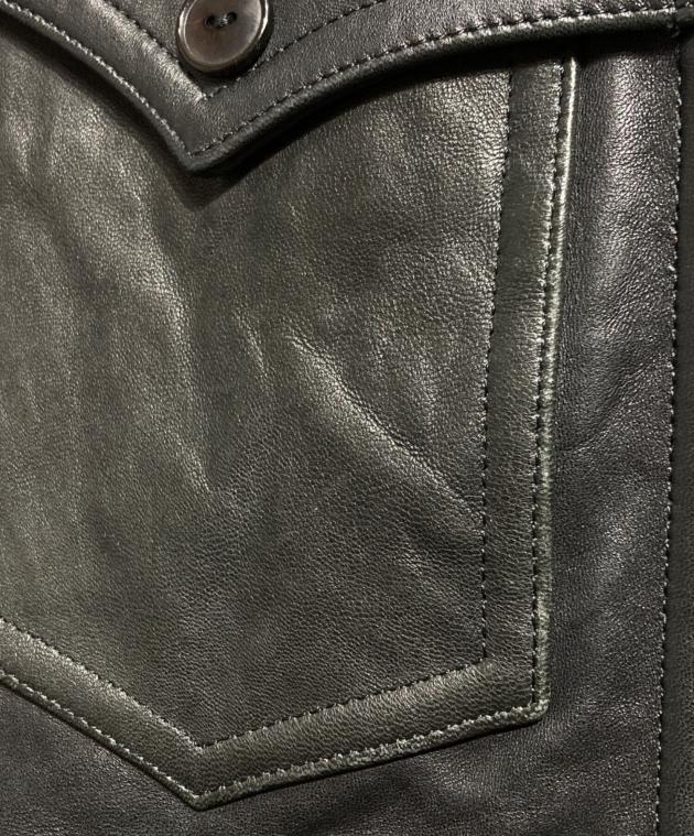 中古・古着通販】NUMBER (N)INE (ナンバーナイン) ウエスタンレザー