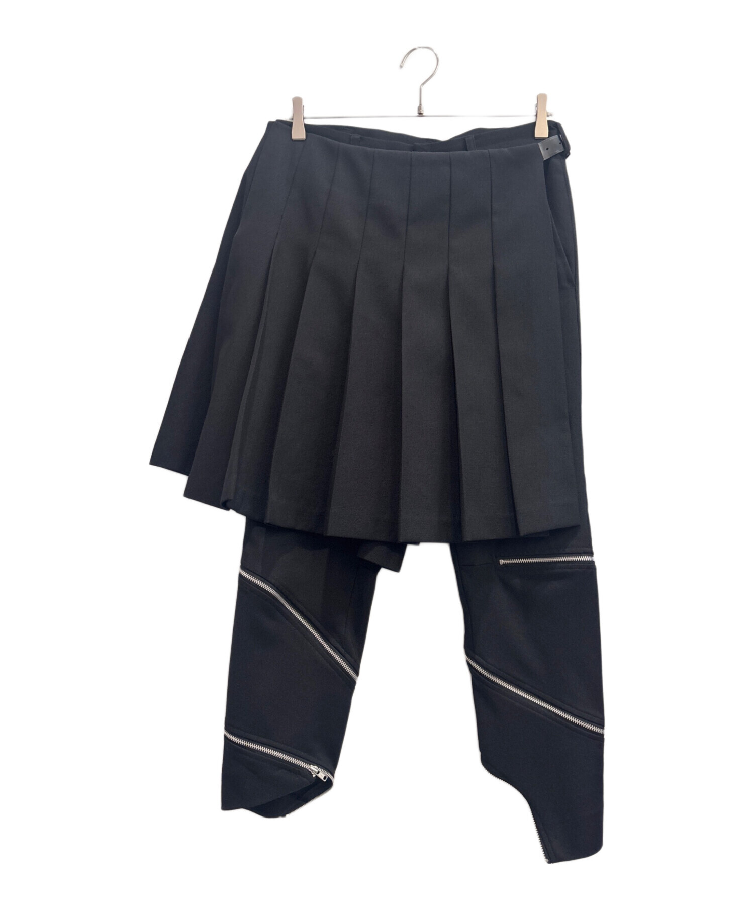 コムデギャルソン　ブラック ティアード ロングパンツスカート 中古・古着通販】BLACK COMME des GARCONS (ブラックコムデギャルソン
