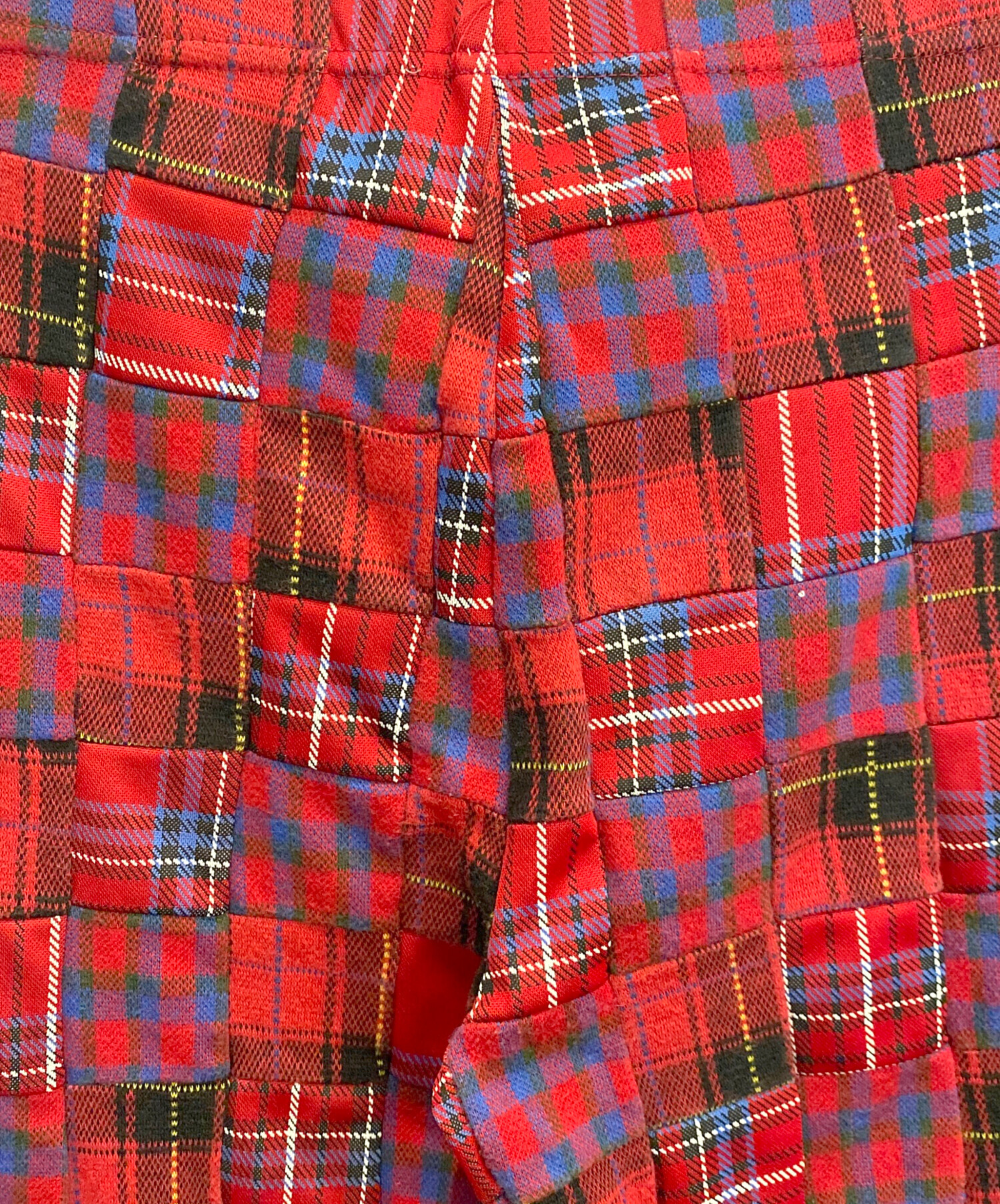 Comme des garçons  plus チェックレギンスSレッド 中古・古着通販】COMME des GARCONS HOMME PLUS (コムデギャルソンオム
