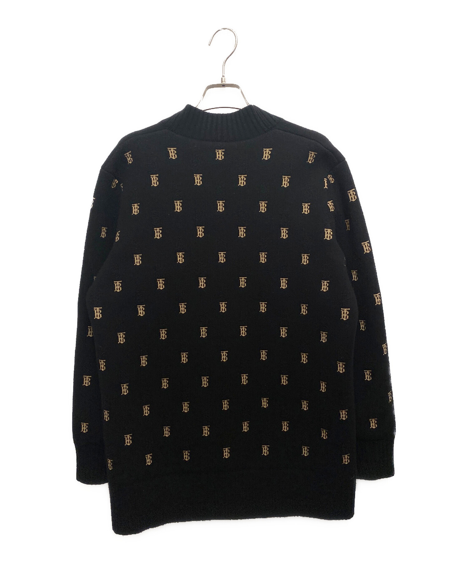 バーバリーロンドン　カーディガン　大きいサイズ　メッシュ　メタルロゴプレート 中古・古着通販】BURBERRY (バーバリー) TBロゴニットカーディガン