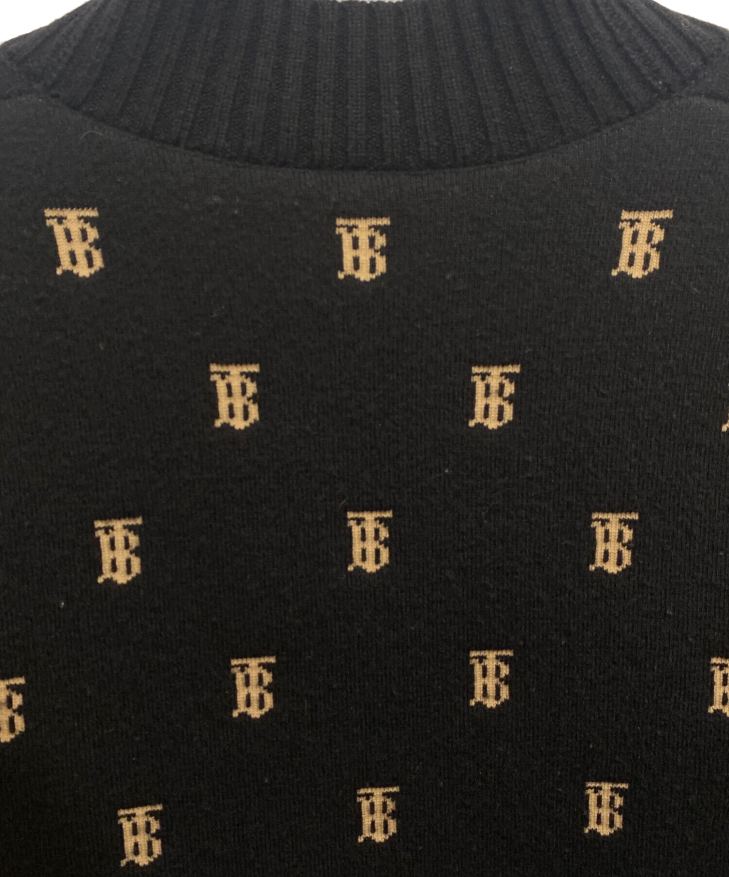 Burberry ロゴ スウェット カーディガン 90年台 アメリカ製 中古・古着通販】BURBERRY (バーバリー) TBロゴニットカーディガン