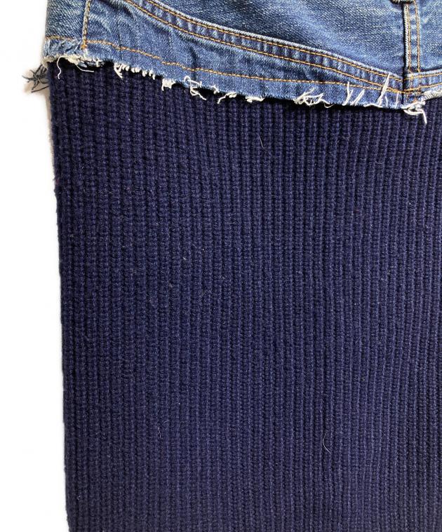 中古・古着通販】sacai (サカイ) デニムドッキングタイトニット