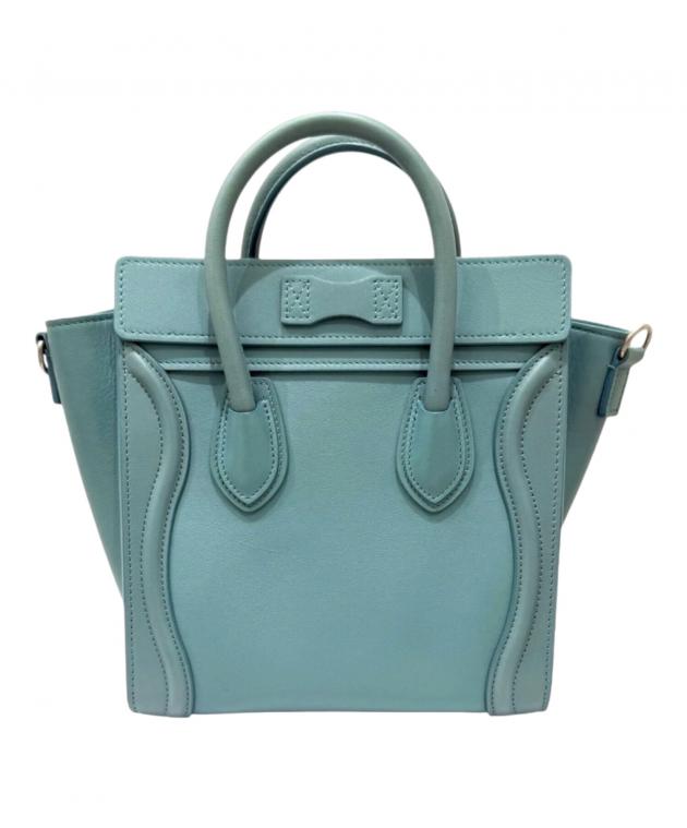 中古・古着通販】CELINE (セリーヌ) ラゲージ ナノショッパー ブルー