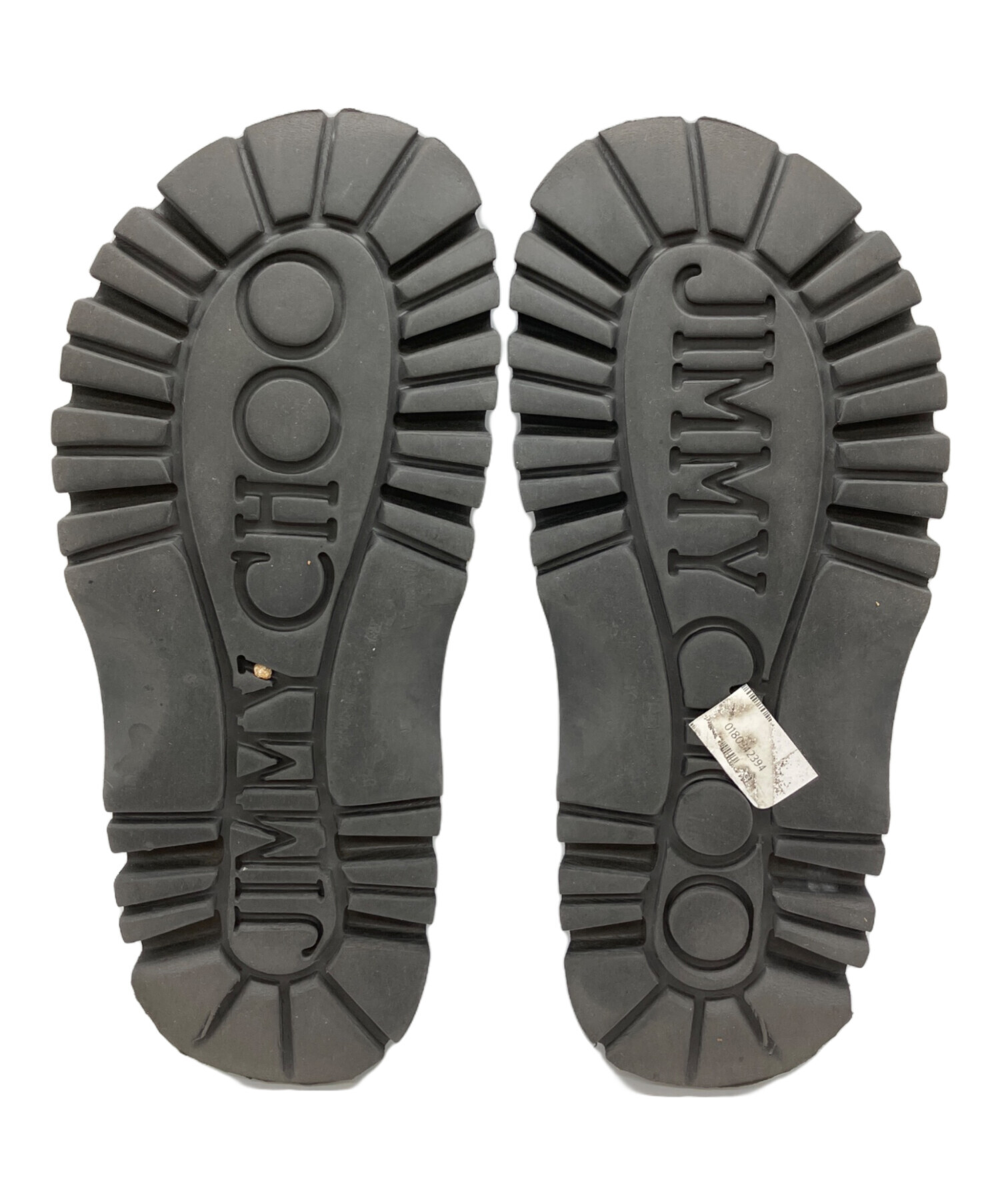 中古・古着通販】JIMMY CHOO (ジミーチュウ) サンダル ブラック サイズ