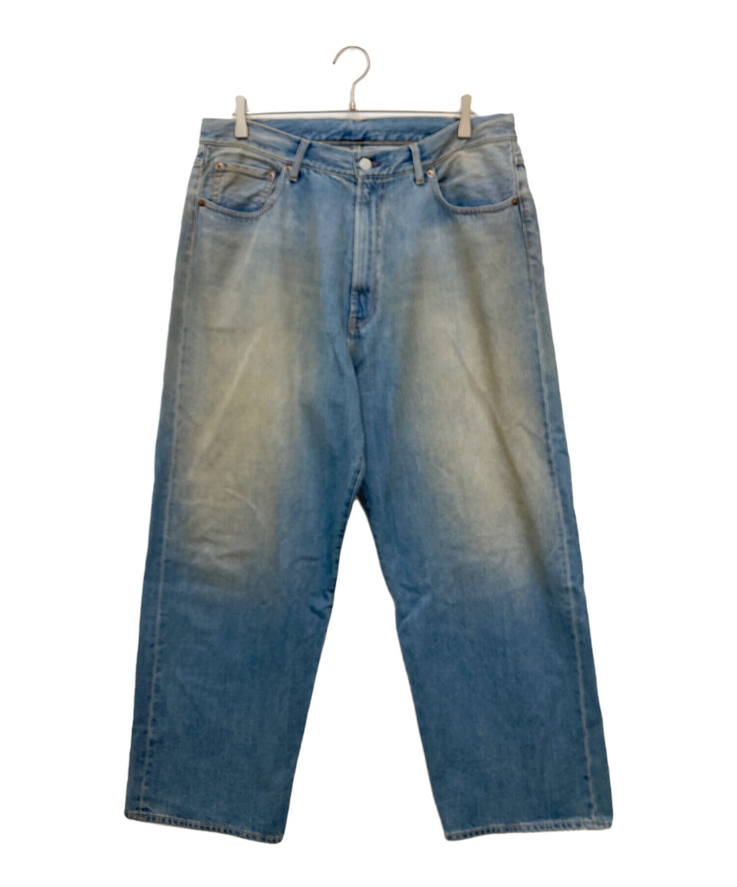 中古・古着通販】BEAMS (ビームス) Wide Denim Pants ブルー