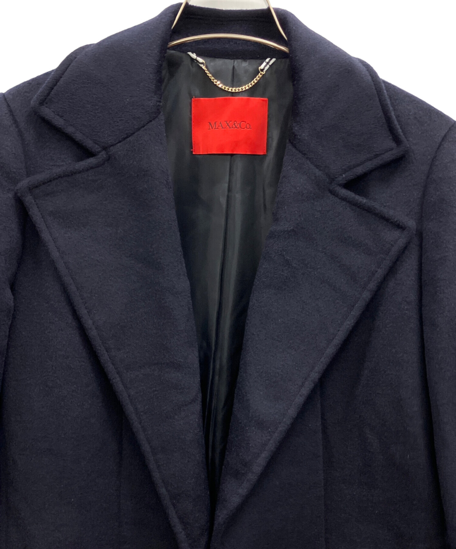 マックスアンドコー ウール ダブルチェスターコート 36サイズ 中古・古着通販】MAX&Co. (マックスアンドコー) ウールチェスター