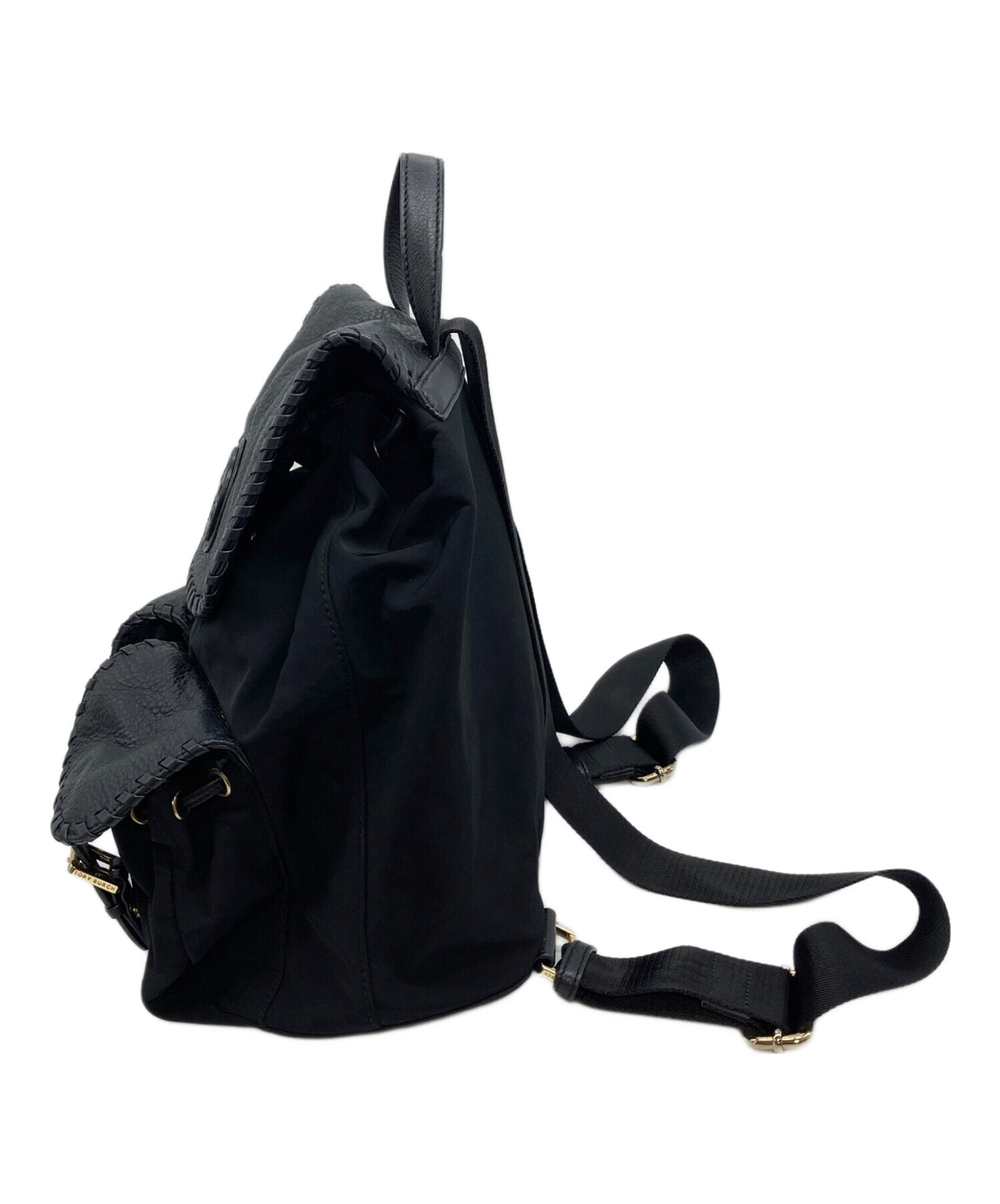 中古・古着通販】TORY BURCH (トリーバーチ) リュック ブラック サイズ