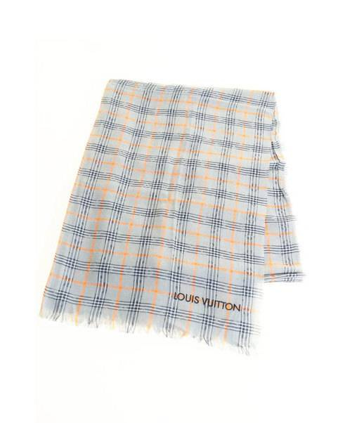 Louis Vuitton チェック柄マフラー グレー系 Louis Vuitton チェック柄マフラー グレー系 楽天市場】ルイ