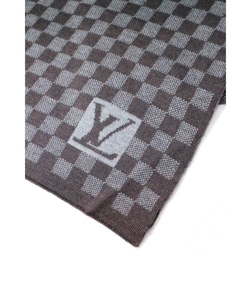 ルイヴィトン ダミエ グラフィット マフラー ウール ユニセックス 中古・古着通販】LOUIS VUITTON (ルイヴィトン) ダミエ・グラフィット