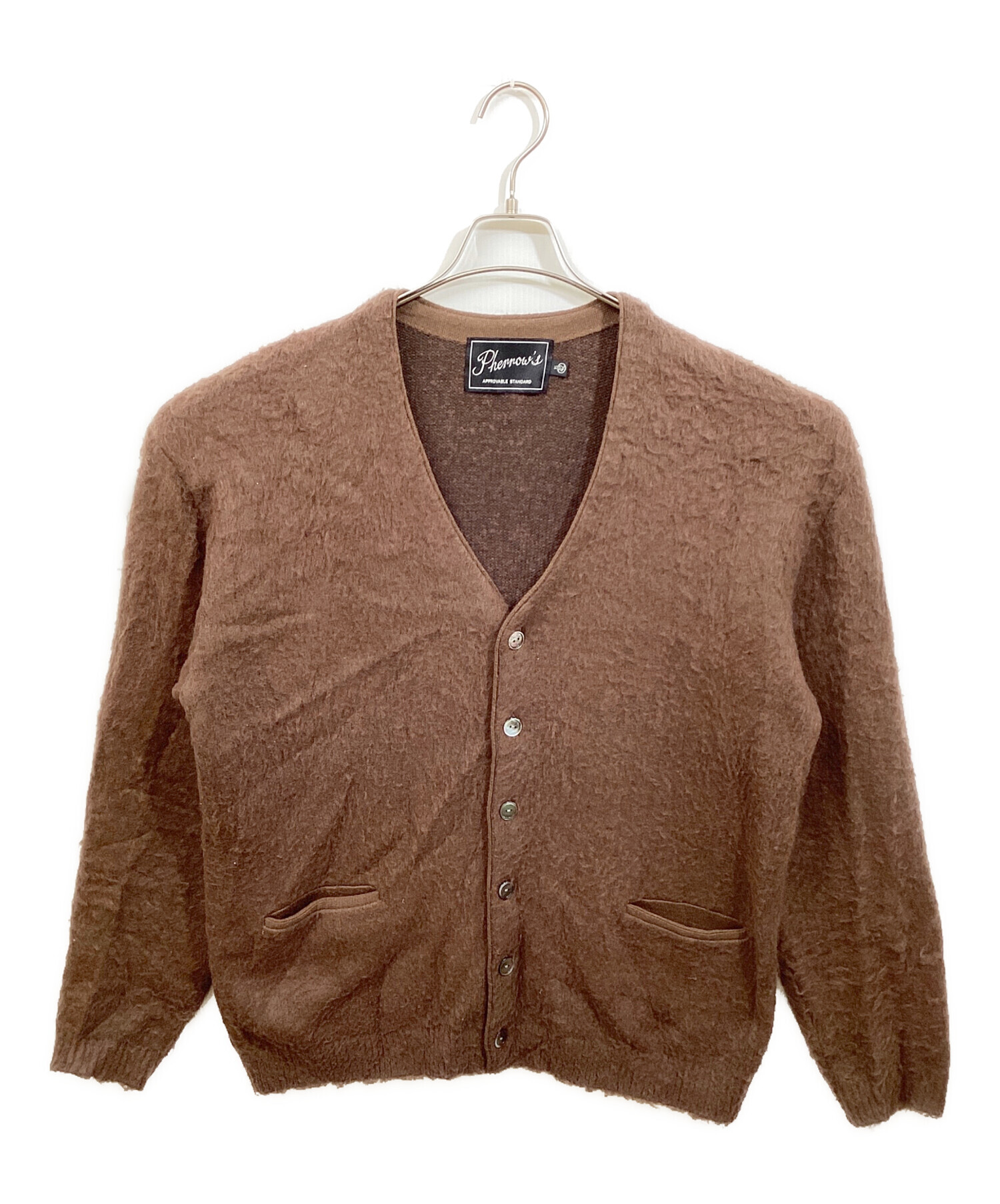 中古・古着通販】Pherrow's (フェローズ) モヘア混カーディガン