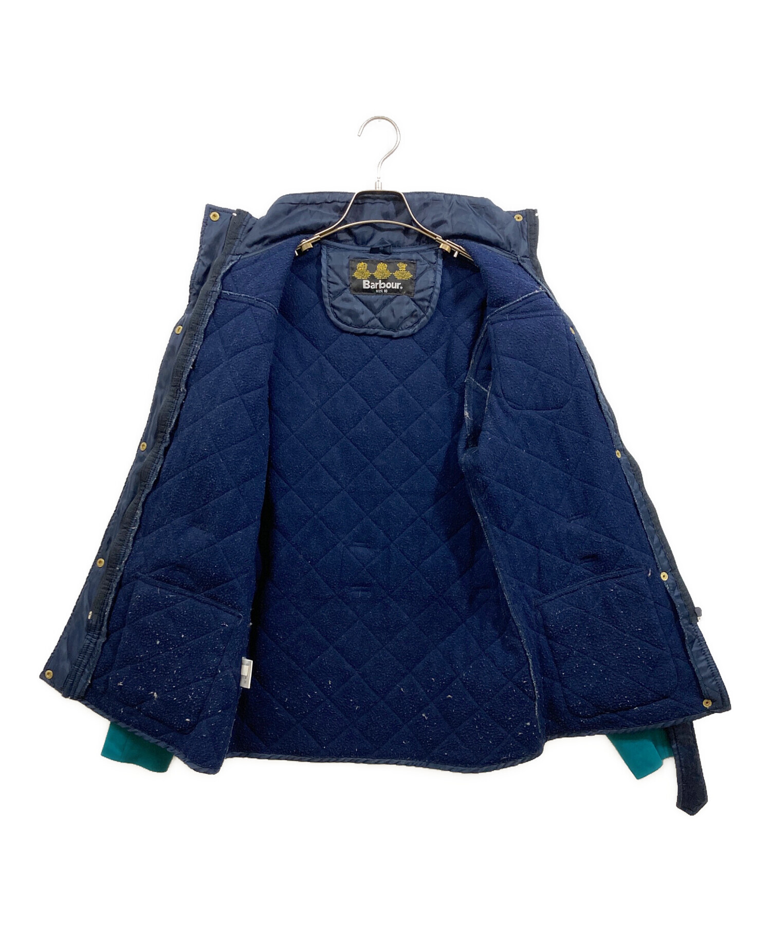 中古・古着通販】Barbour (バブアー) キルティングジャケット ネイビー 