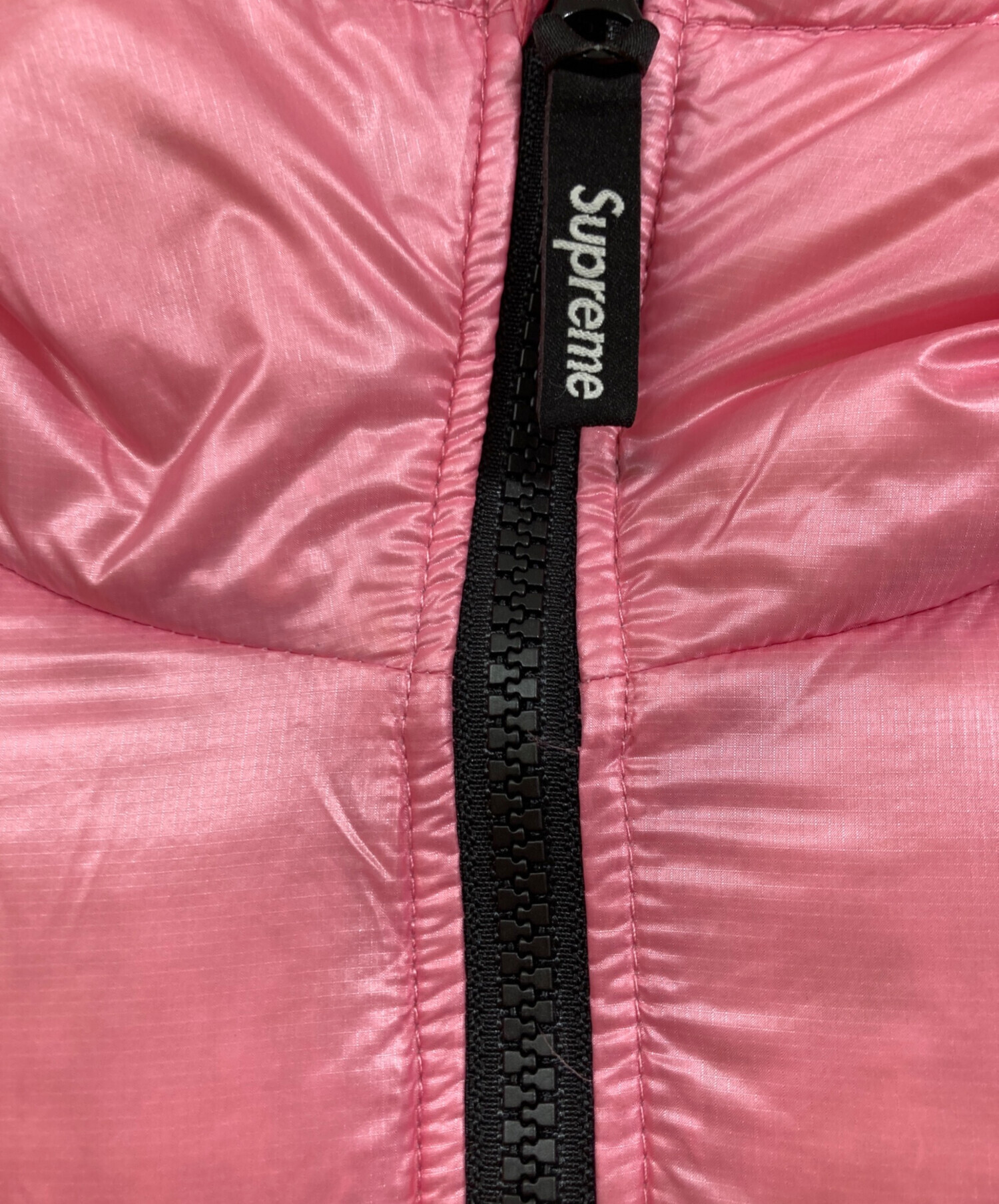 中古・古着通販】SUPREME (シュプリーム) Hooded Down Jacket ピンク