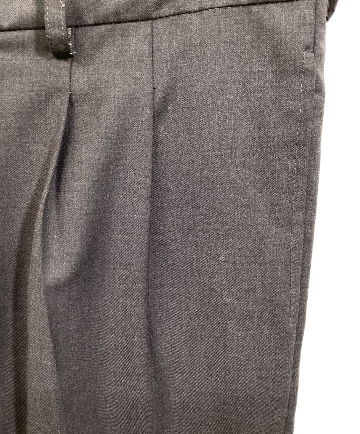 中古・古着通販】HIDE AND SEEK (ハイドアンドシーク) PLEATED TROUSER 