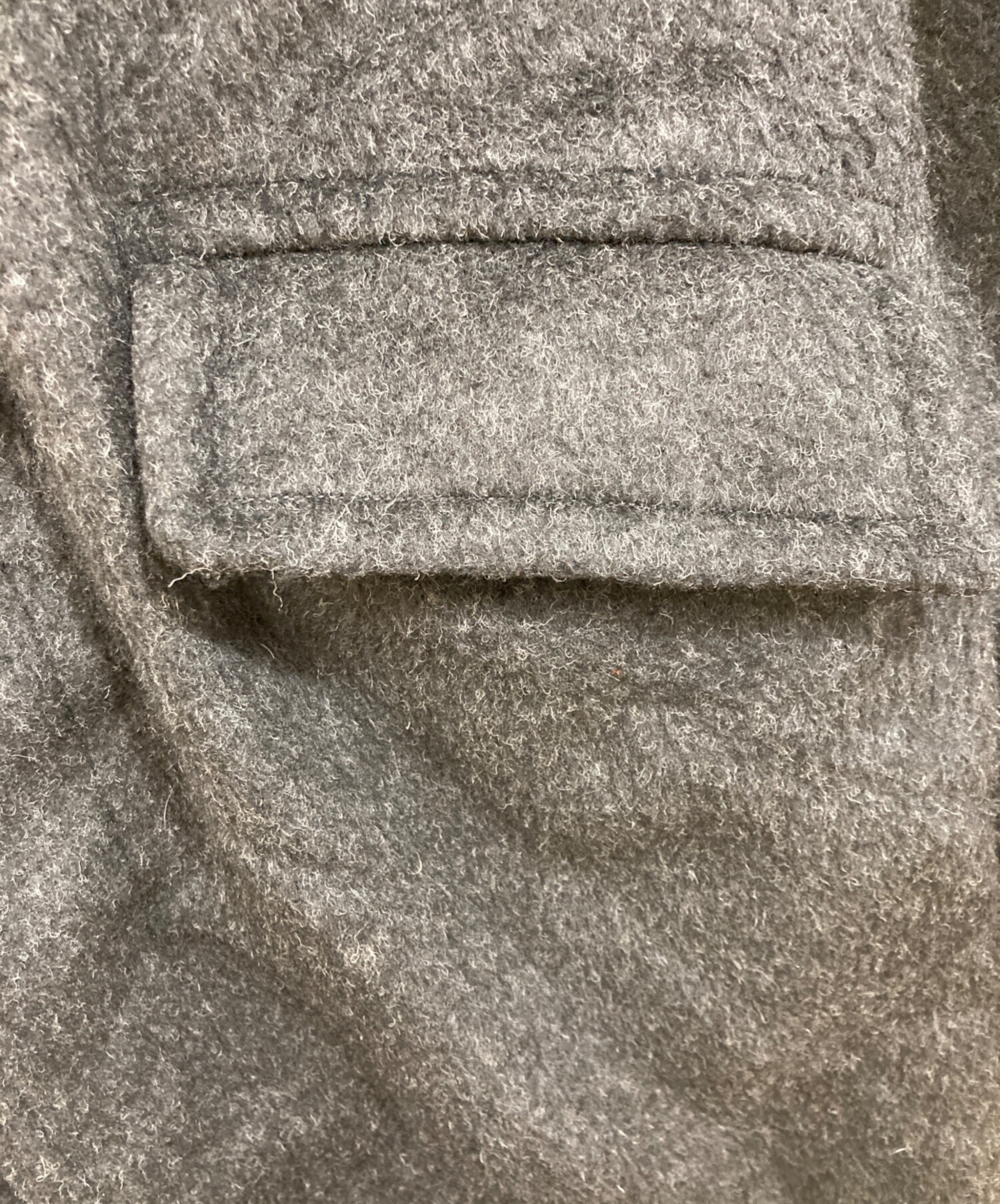 中古・古着通販】soerte (ソエルテ) WOOL BLEND SHAGGY OVER COAT